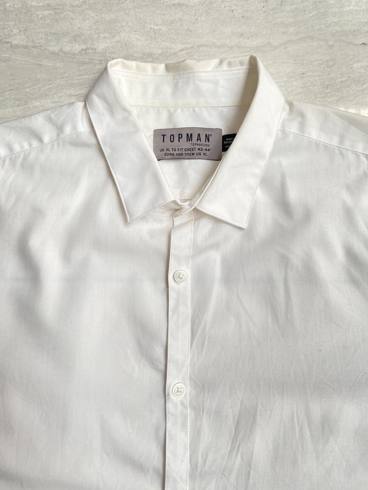 Topman TOPMAN White Shirt Size US L / EU 52-54 / 3 - 9 Thumbnail
