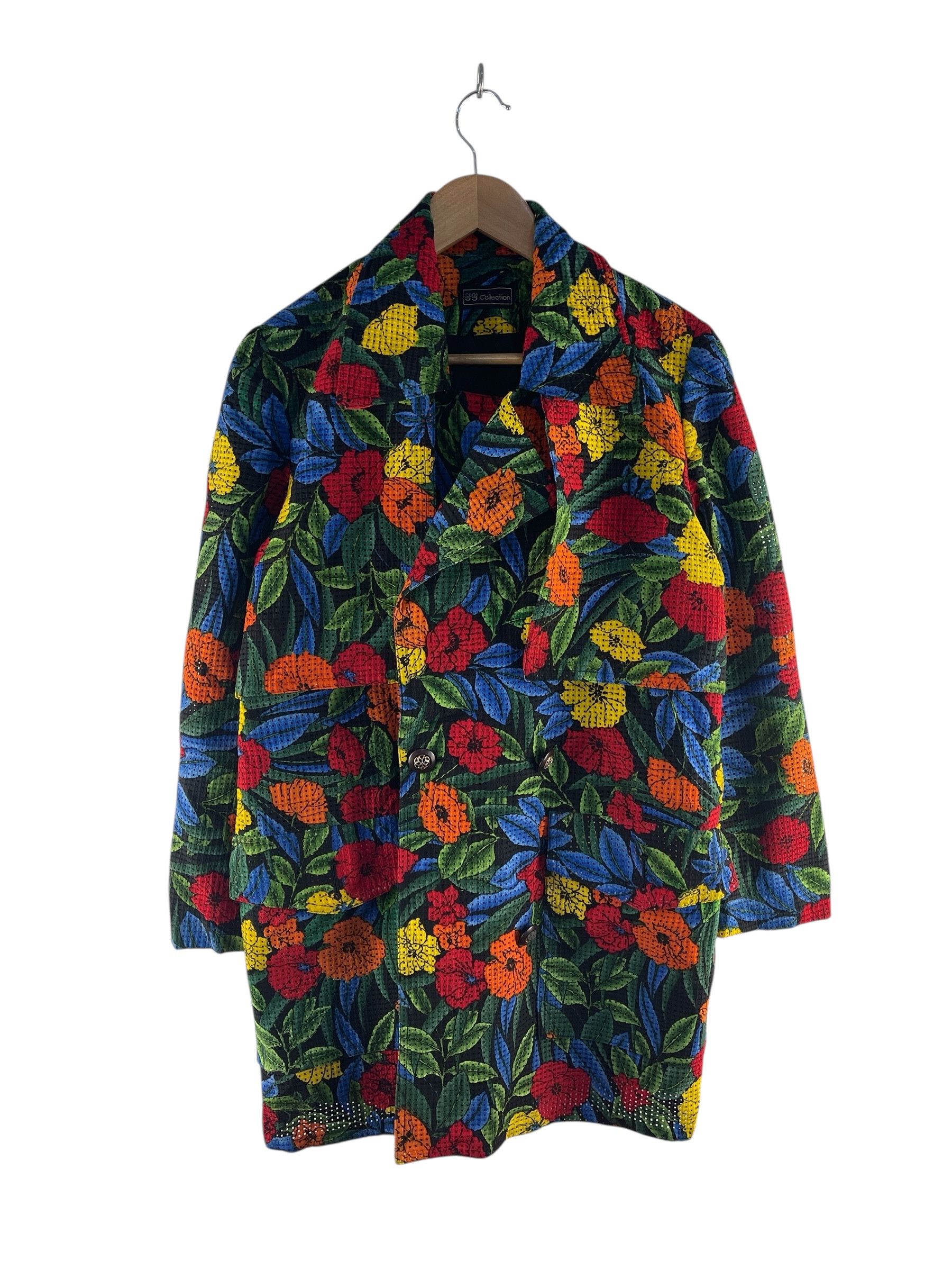 Other Vintage JJ Collection Floral Pattern Jacket Size S / US 4 / IT 40 - 1 Thumbnail