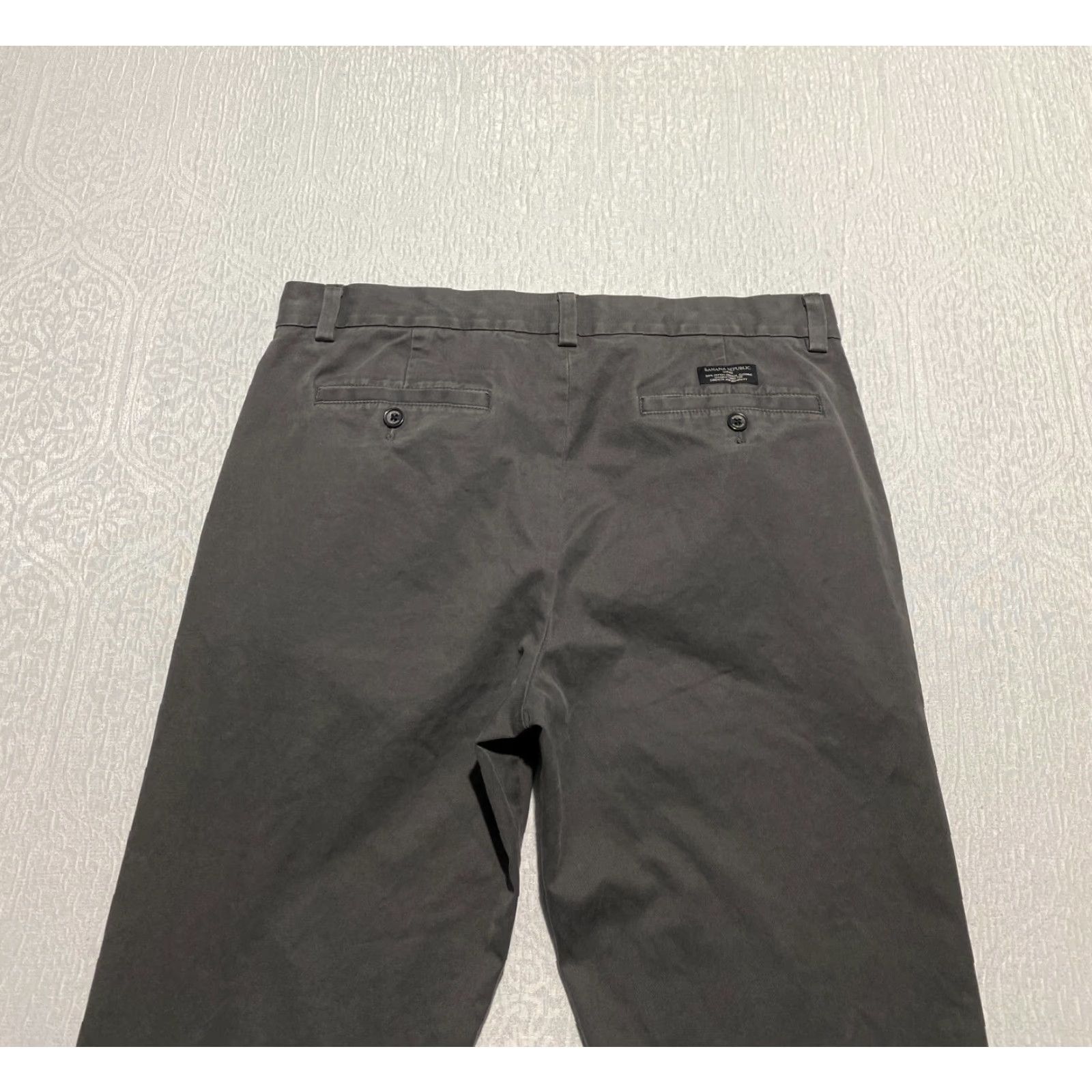 Banana Republic Banana Republic Chino Pants Men, Slim, 33, 33x33 Dark Grey Size US 33 - 3 Thumbnail