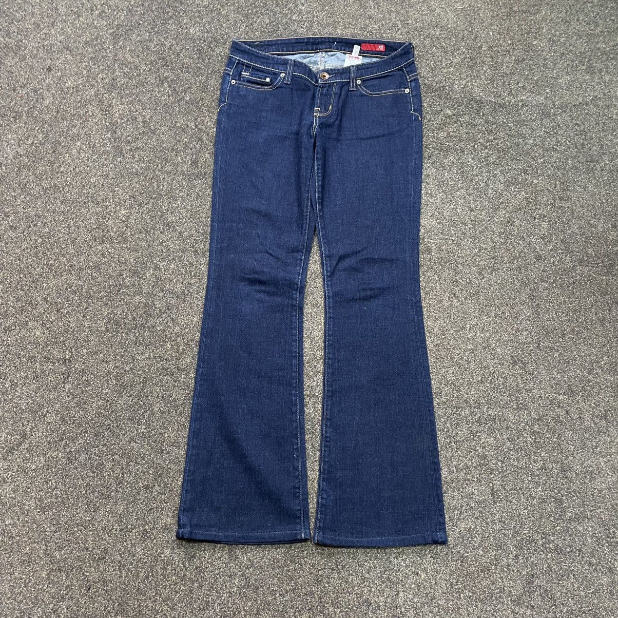 Vintage Y2K Parachute Pants Flared Jeans Multipocket 90s