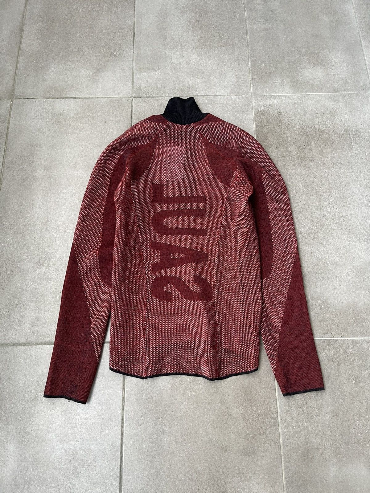 Saul Nash !DS! FW22 Saul Nash Red Open Knit Turtleneck Size US M / EU 48-50 / 2 - 13 Thumbnail