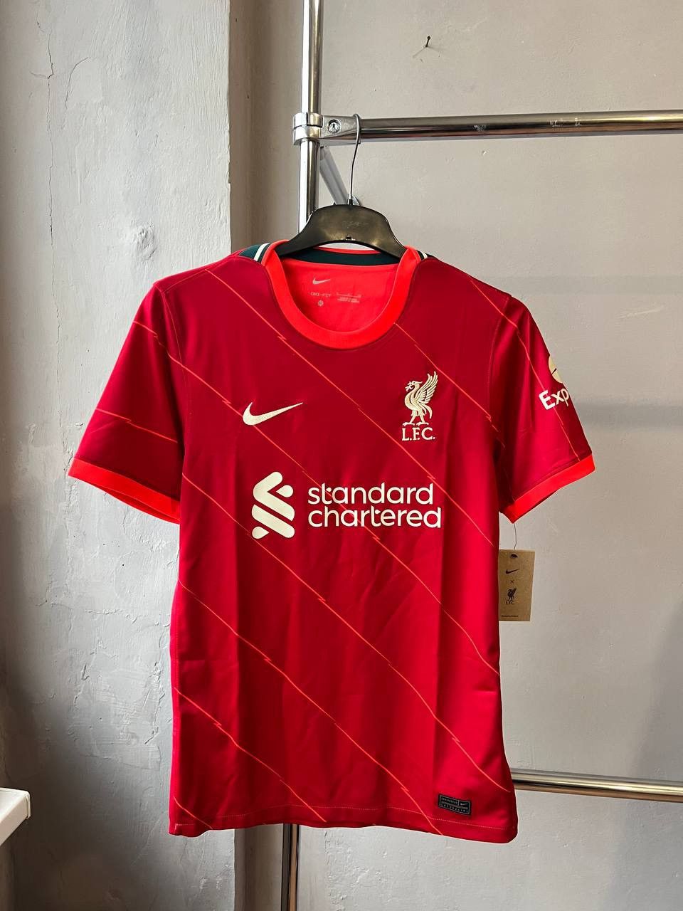 NEW! 2021/22 LIVERPOOL FC HOME SOCCER JERSEY FOOTBALL SHIRT