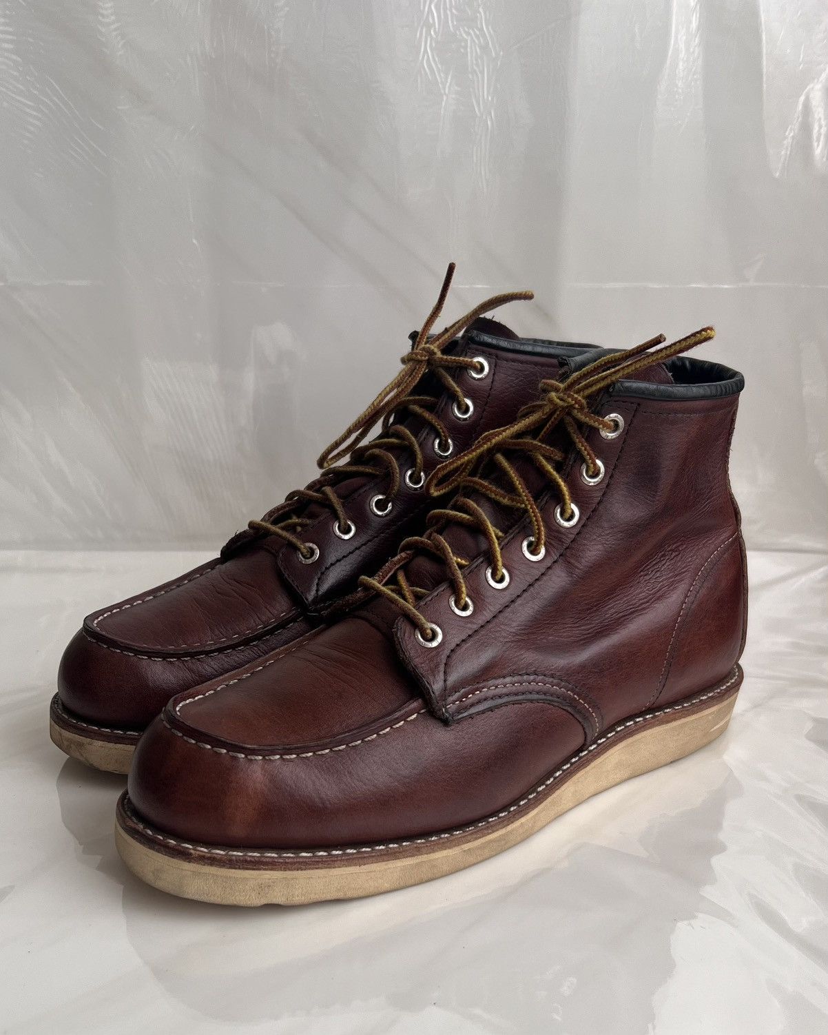 Red Wing Red wing #8138 classic moc toe brown leather boot size 8.5 D Size US 8.5 / EU 41-42 - 3 Thumbnail