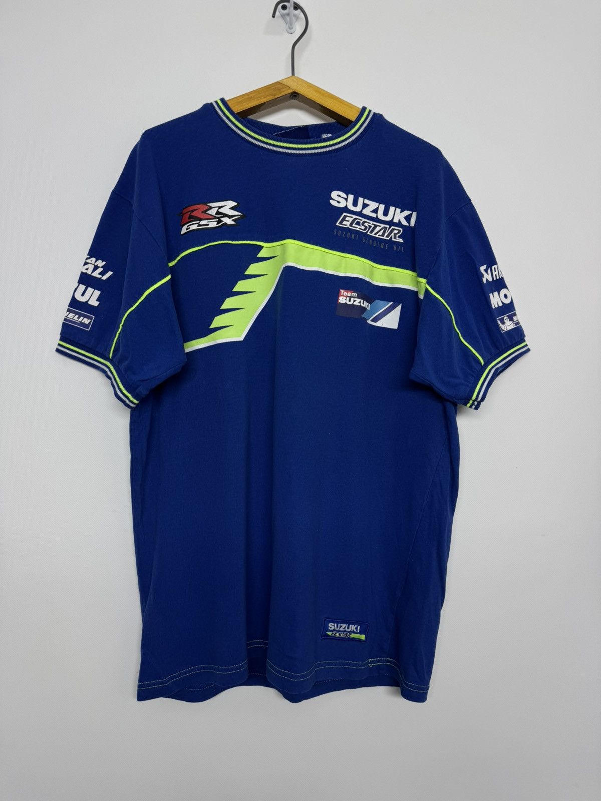 Vintage Vintage Y2k Suzuki Racing Big Logo T Shirt Size US M / EU 48-50 / 2 - 6 Thumbnail