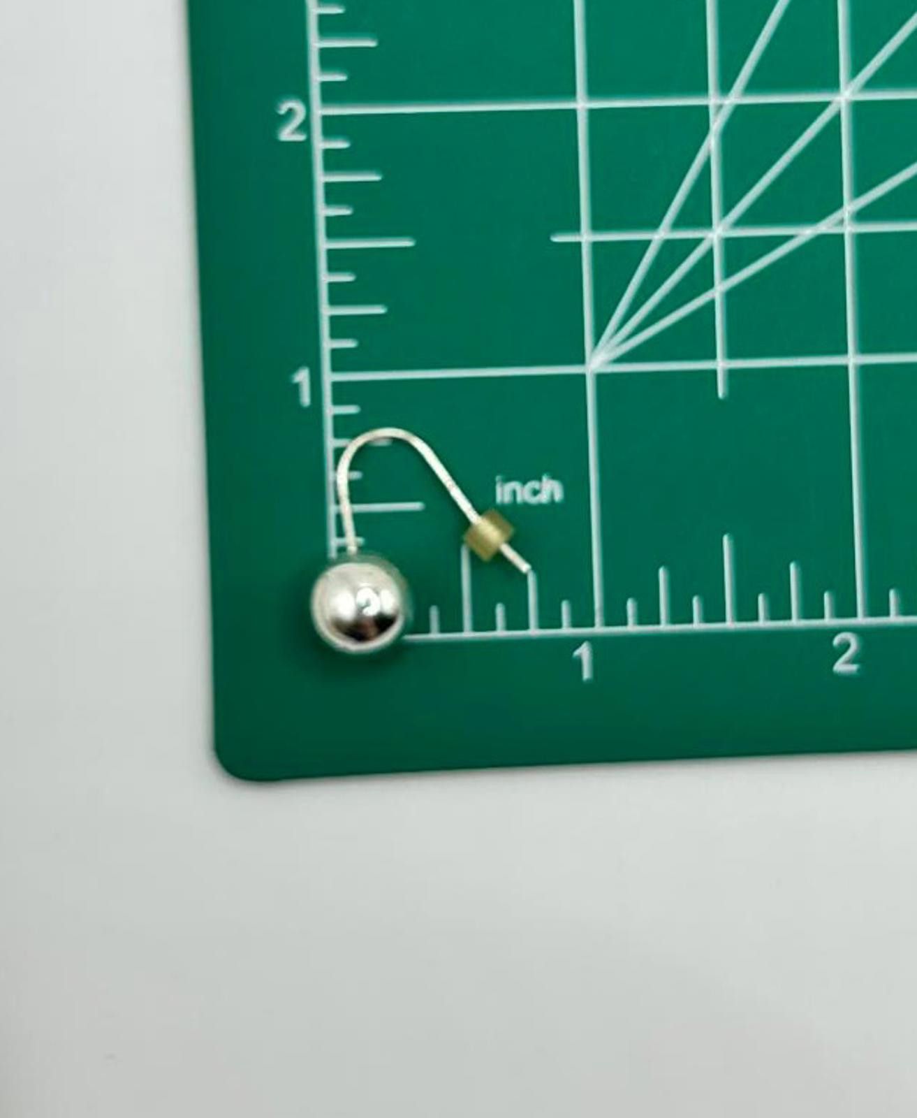 Elie Tahari Minimalist Silver Ball Drop Earrings | Hypoallergenic Size ONE SIZE - 3 Thumbnail