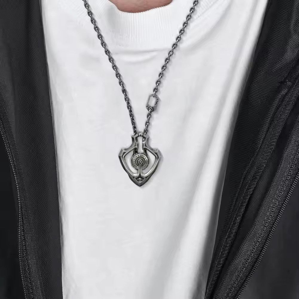 Jewelry × Vintage Punk Style Mechanical Rotating Gear Pendant Necklace Size ONE SIZE - 1 Thumbnail