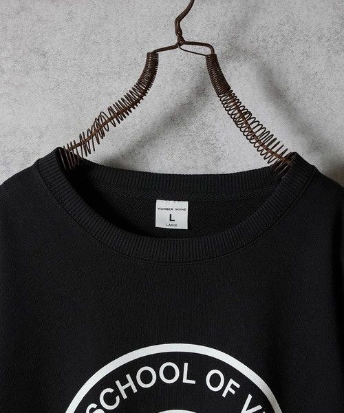 Number (N)ine Number nine SCHOOL OF VISUAL COMEDY CREWNECK SWEATSHIRT Size US XL / EU 56 / 4 - 3 Thumbnail