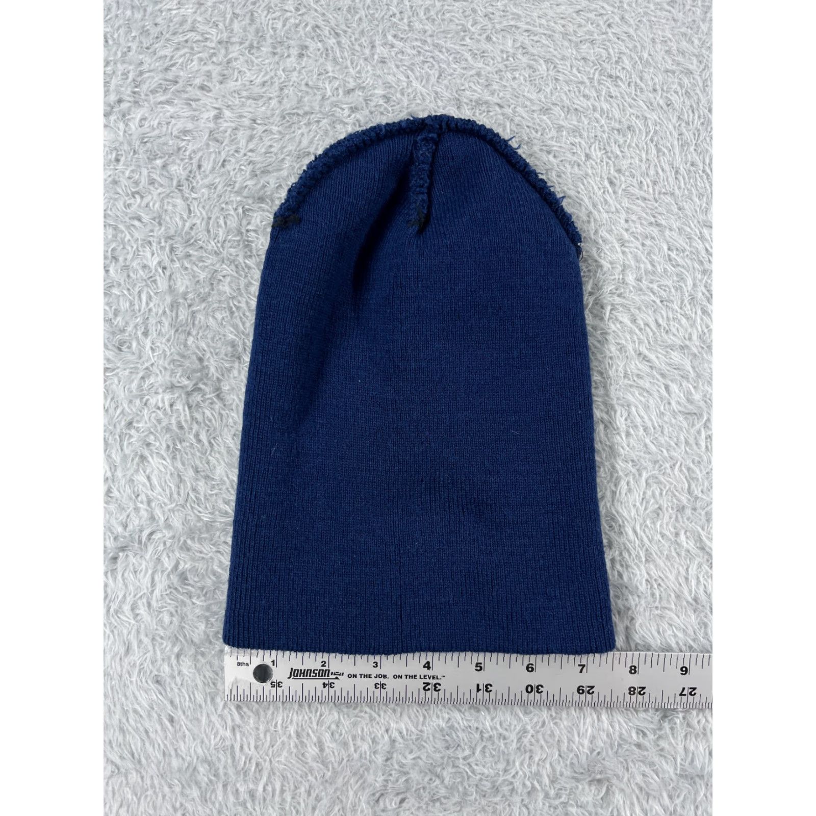 Vintage Apex Leadership Co. Beanie Knit Adult One Size Blue Blackout - Beanie Cap Winter Outdoor Ski Hiking Hat Mens Womens Unisex 90s Fundraiser Theme Size ONE SIZE - 6 Thumbnail