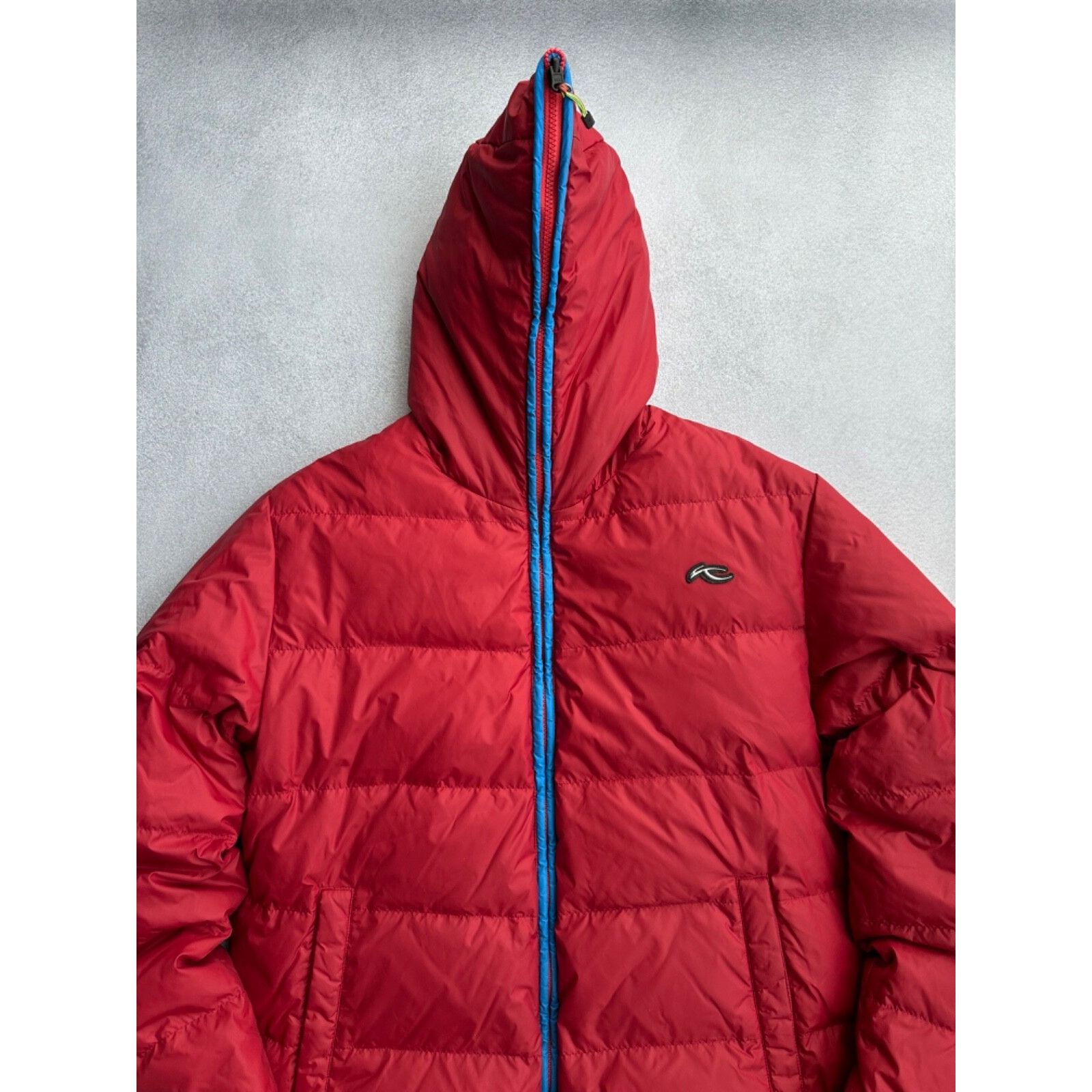 KJUS VTG Kjus Reversible Down Puffer Jacket Red / Navy Size US M / EU 48-50 / 2 - 7 Thumbnail