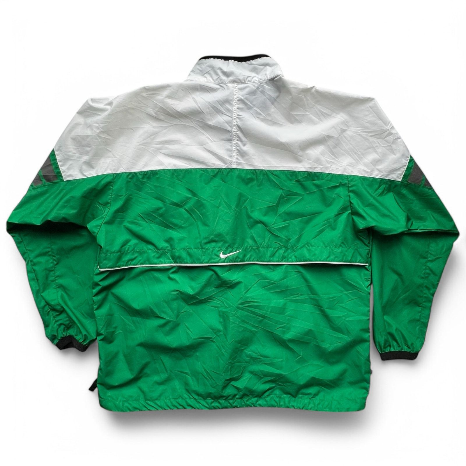Nike × Vintage Vintage 90s Nike Windbreaker Zip Jacket Swoosh Oversized Size US XL / EU 56 / 4 - 6 Thumbnail
