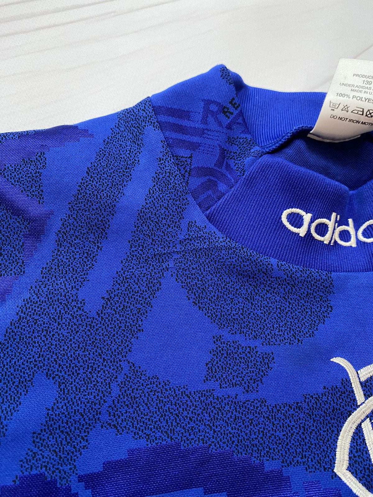 Adidas × Vintage Vintage Adidas Rangers 1994 1996 Home Soccer Shirt Football Size US L / EU 52-54 / 3 - 14 Thumbnail