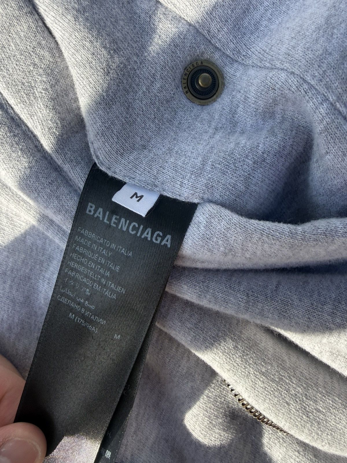 Balenciaga Balenciaga Reversible 3B jacket navy/grey size medium Size US M / EU 48-50 / 2 - 7 Thumbnail