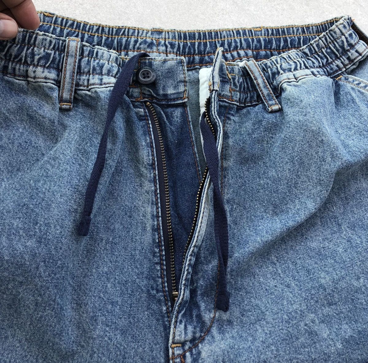 Undercover Undercover x GU Denim Convertible Wide Cargo Pants Size US 34 / EU 50 - 12 Thumbnail