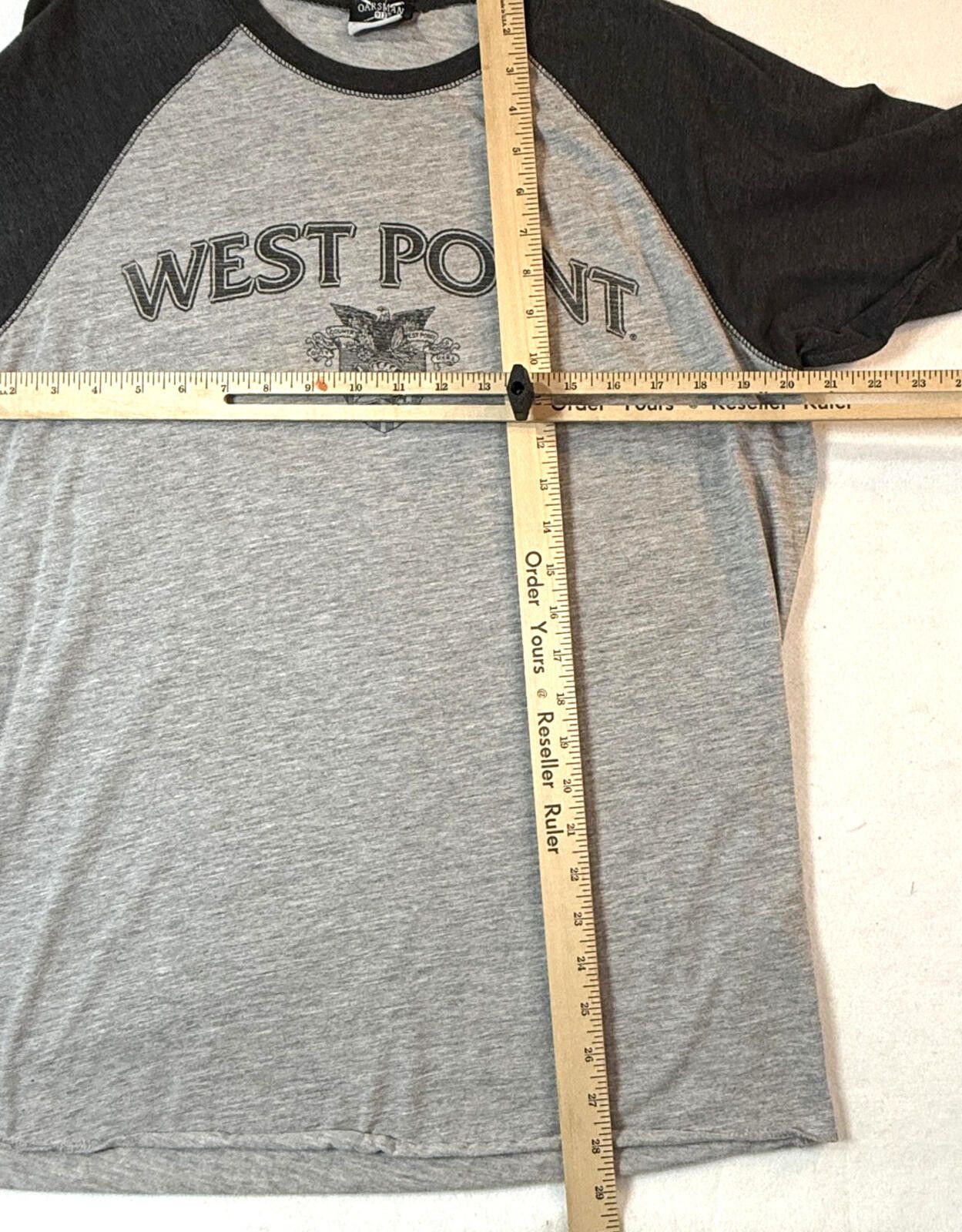Other Vintage West Point Raglan Tee Mens M Army Black Knights USA Size US M / EU 48-50 / 2 - 4 Thumbnail