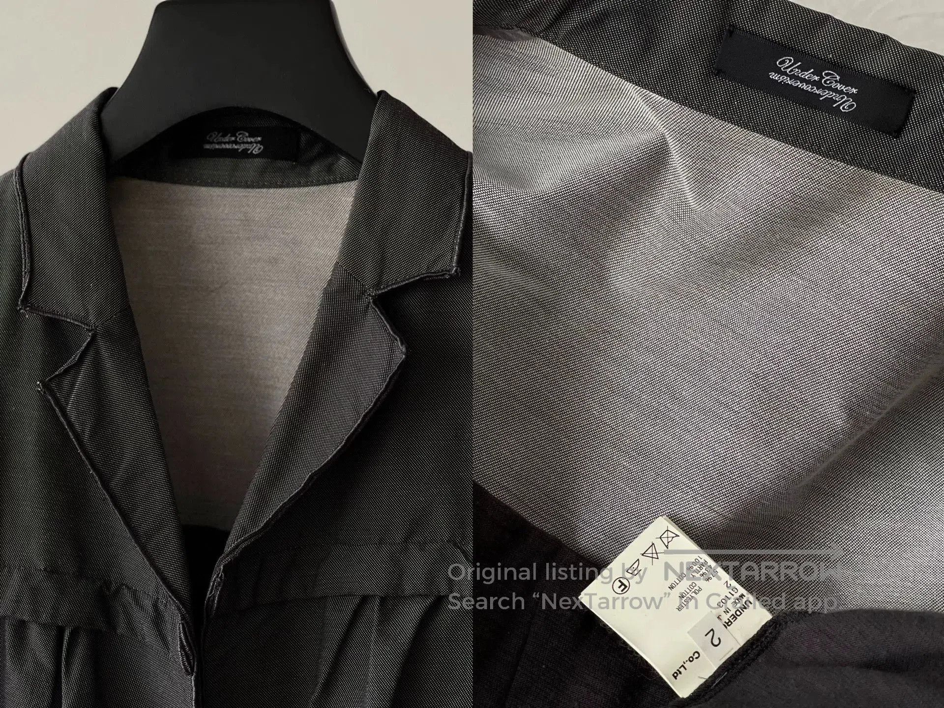 Undercover UNDERCOVER Gray Rocker Style Jacket. Size S / US 4 / IT 40 - 9 Thumbnail