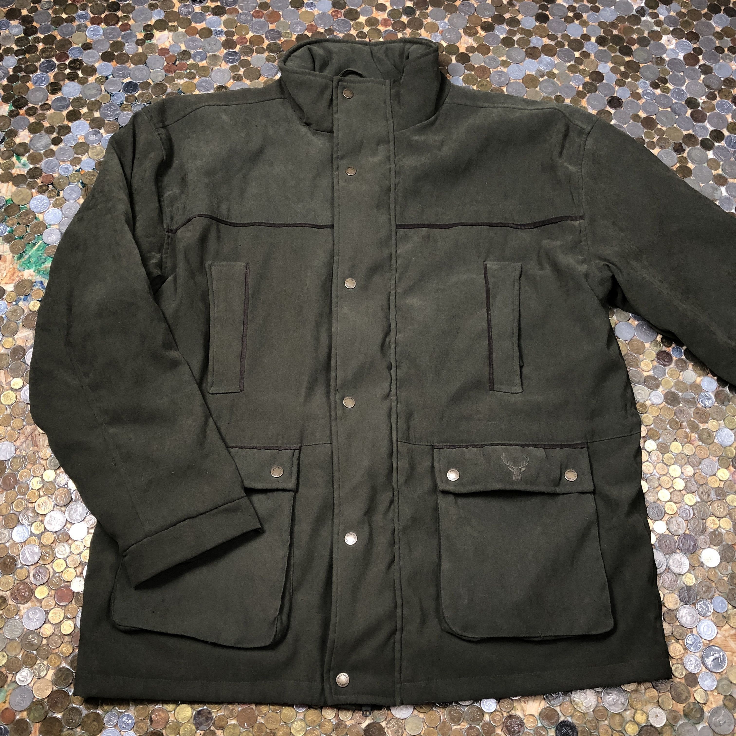 Vintage Huntex long coat jacket 90's Size US L / EU 52-54 / 3 - 1 Thumbnail
