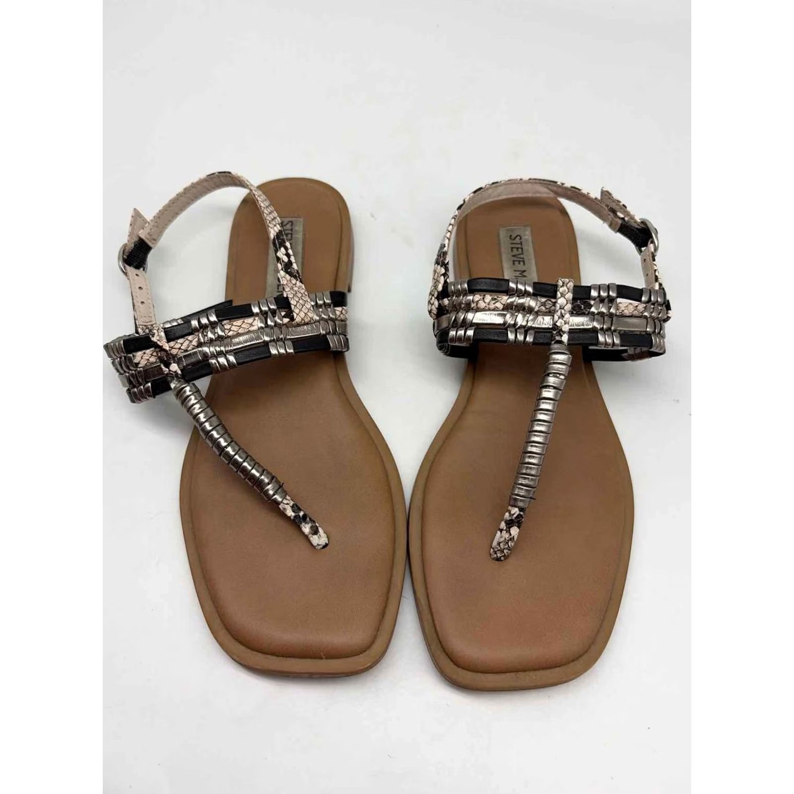 Steve Madden Steve Madden Silver Size 6 Thong Sandals Size US 6 / IT 36 - 5 Thumbnail