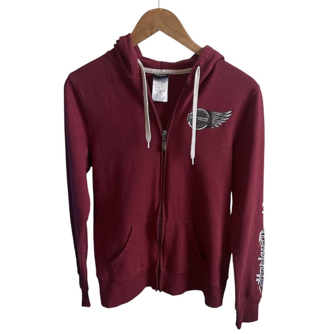 Harley Davidson Flame Sleeved Hoodie