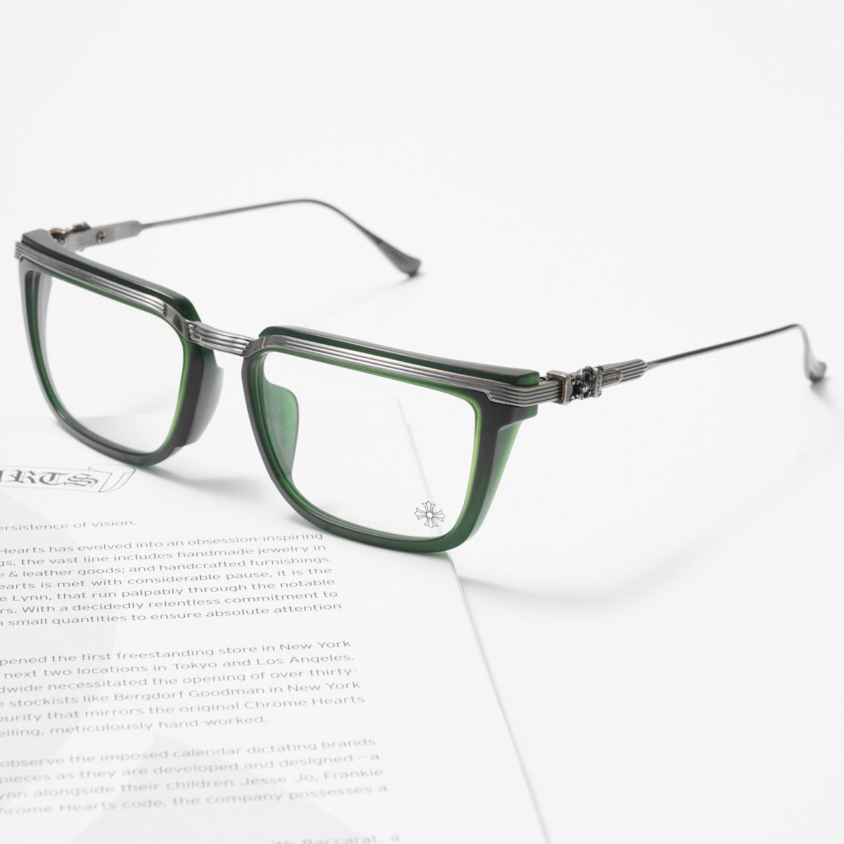 Chrome Hearts CHROME HEARTS TRYDIXAGAIN MATTE DARK OLIVE/ ANTIQUE SILVER Size ONE SIZE - 2 Thumbnail