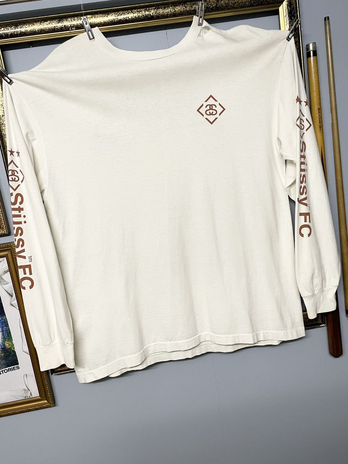 Stussy Vintage 90S Designer Stussy Single Stitch Footbal Soccer Size US XL / EU 56 / 4 - 6 Thumbnail