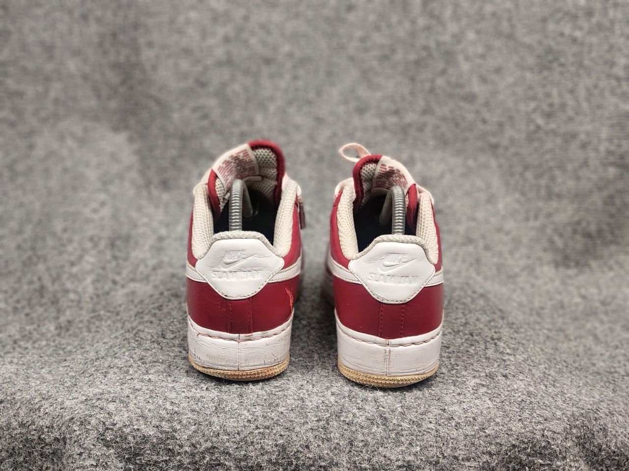 Nike Vintage Nike Air Force Slam Jam Varsity red Supreme sneakers Size US 7 / EU 40 - 13 Thumbnail