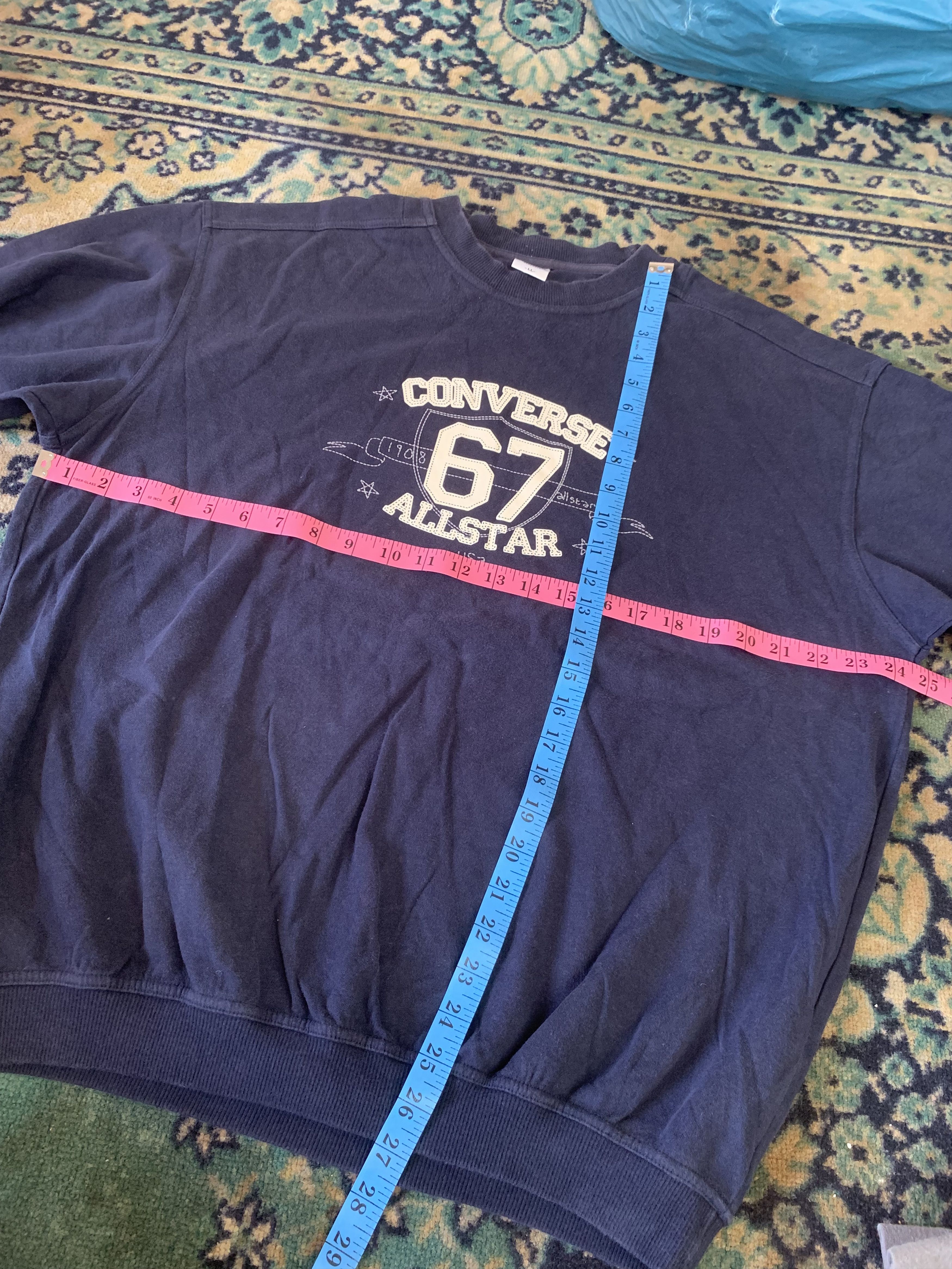 Converse Vintage Converse Big Logo Sweatshirt Rare XL Size US XL / EU 56 / 4 - 4 Thumbnail
