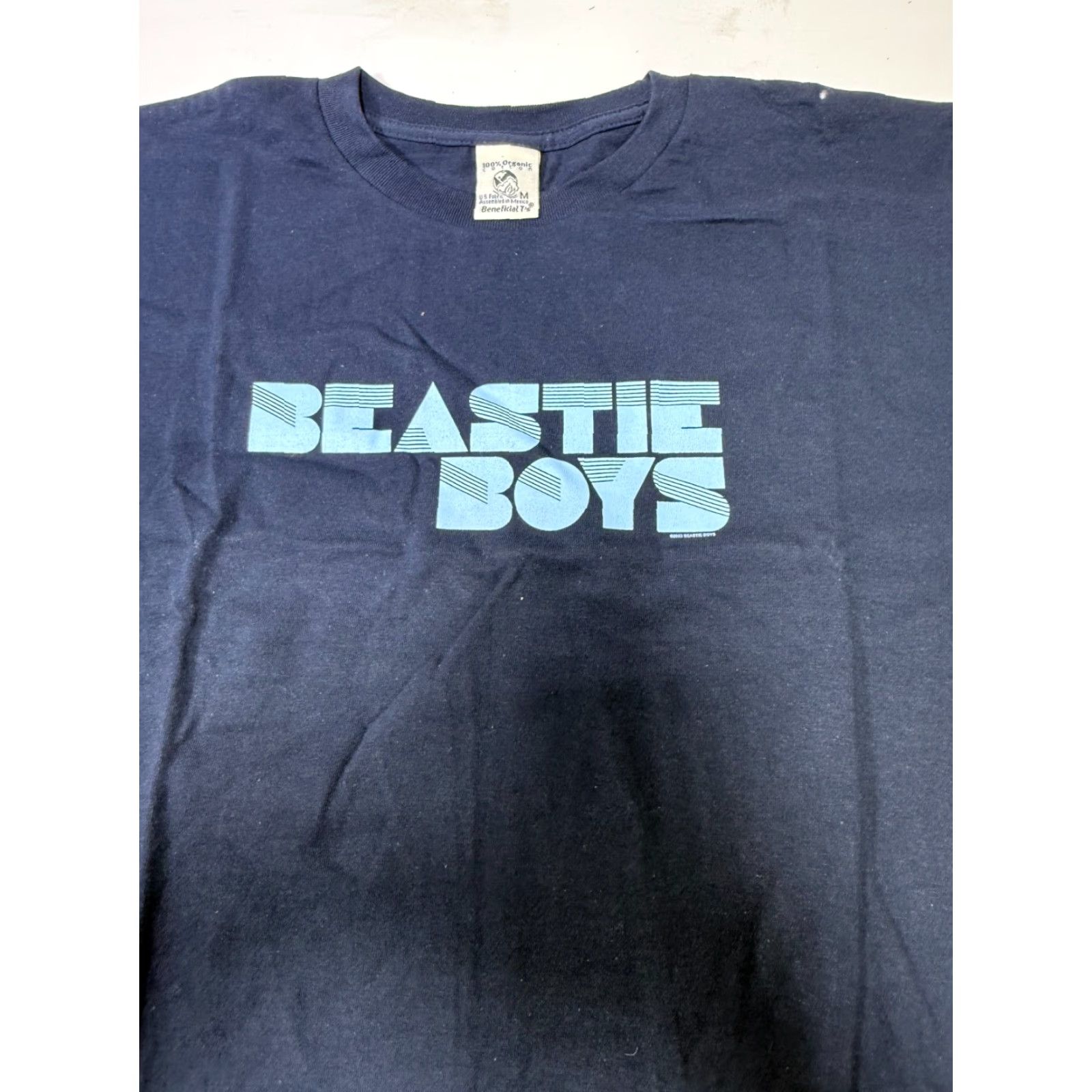 Vintage VINTAGE OFFICIAL Beastie Boys T Shirt Adult Medium Dark Blue 2000s Hip Hop Concert Retro Mens Size US M / EU 48-50 / 2 - 2 Thumbnail
