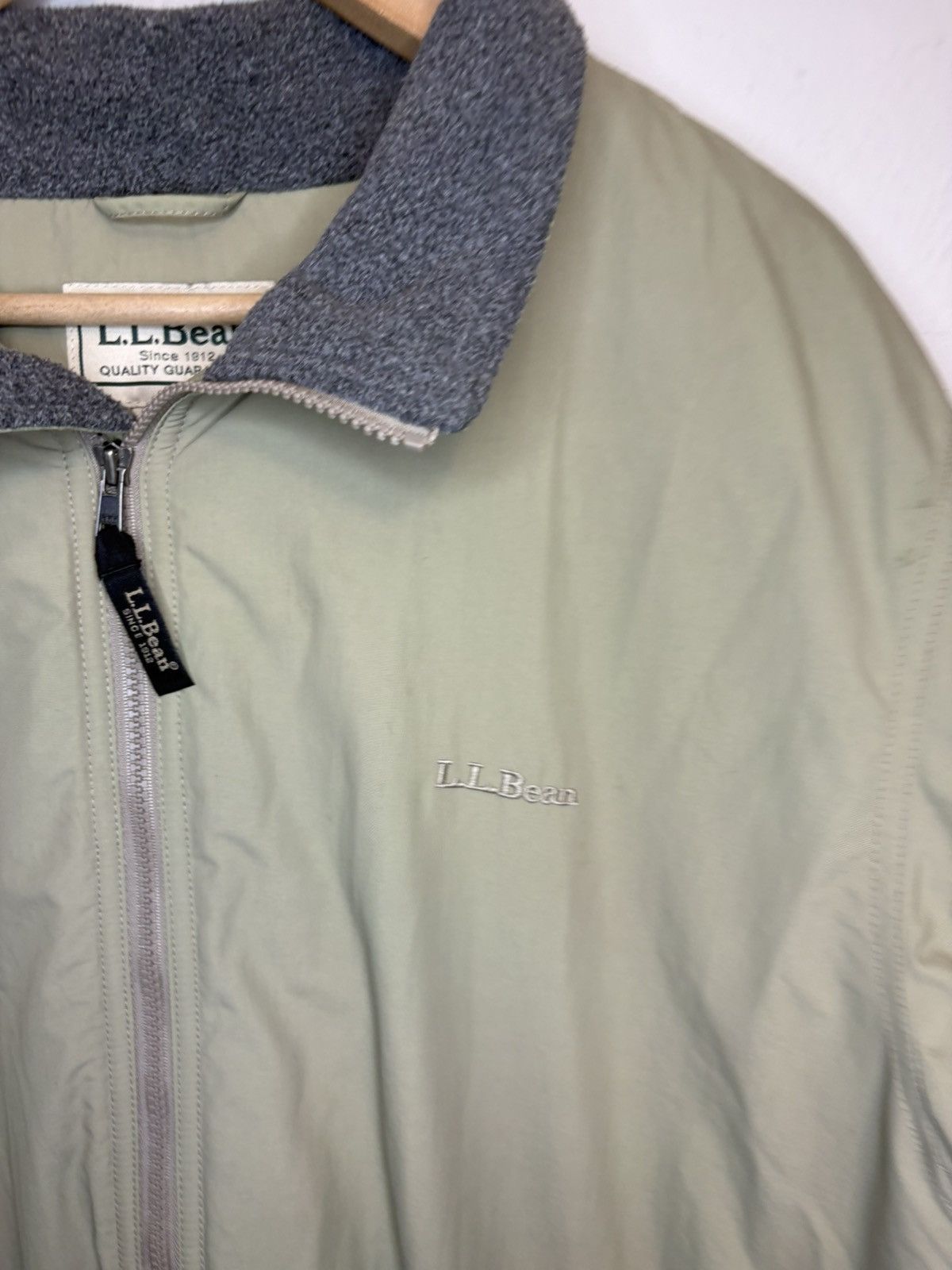 L.L. Bean LL Bean Jacket Mens Fleece Lined Full Zip Vintage Coat Size US XL / EU 56 / 4 - 4 Thumbnail