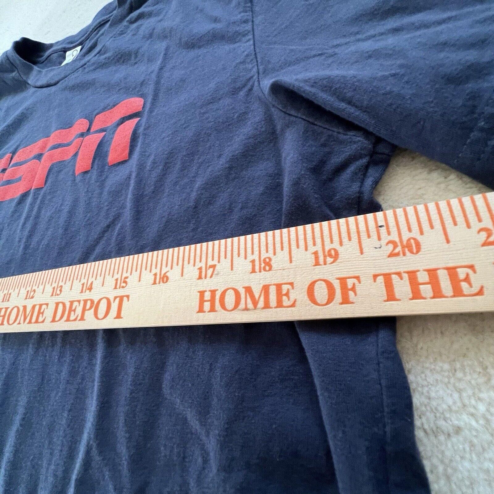 Esprit VTG ESPN T-Shirt Men’s Large L Navy Blue Short Sleeve Sports Size US L / EU 52-54 / 3 - 4 Thumbnail