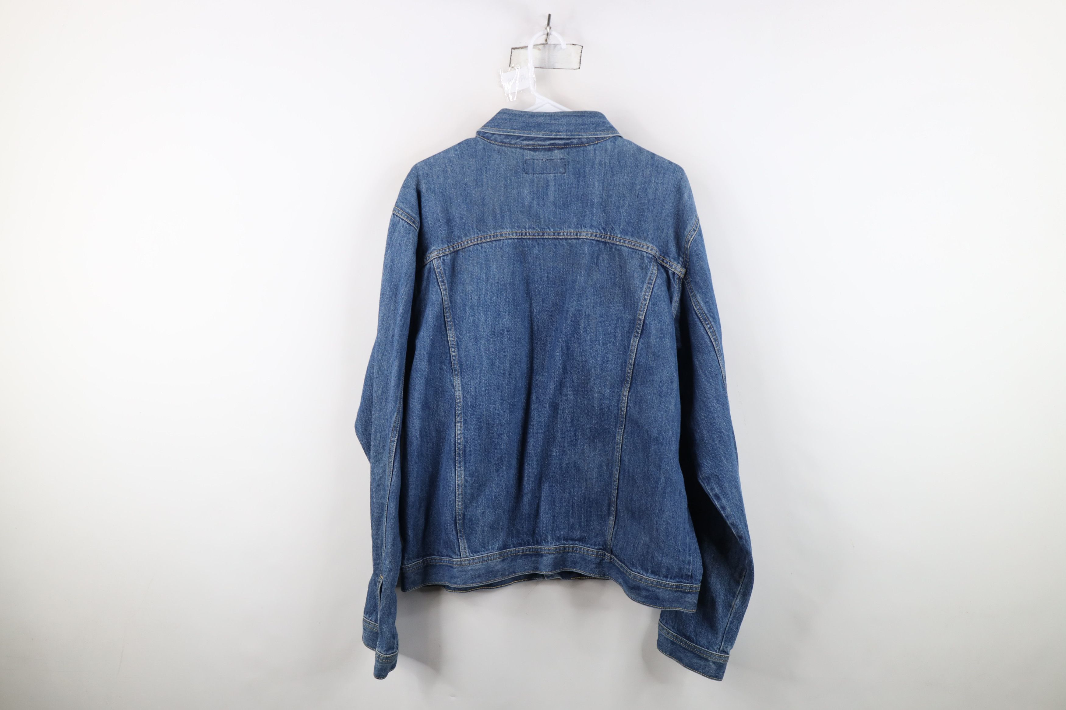 Vintage Vintage 90s Y2K Streetwear Denim Jean Trucker Jacket Blue Size US XL / EU 56 / 4 - 13 Thumbnail