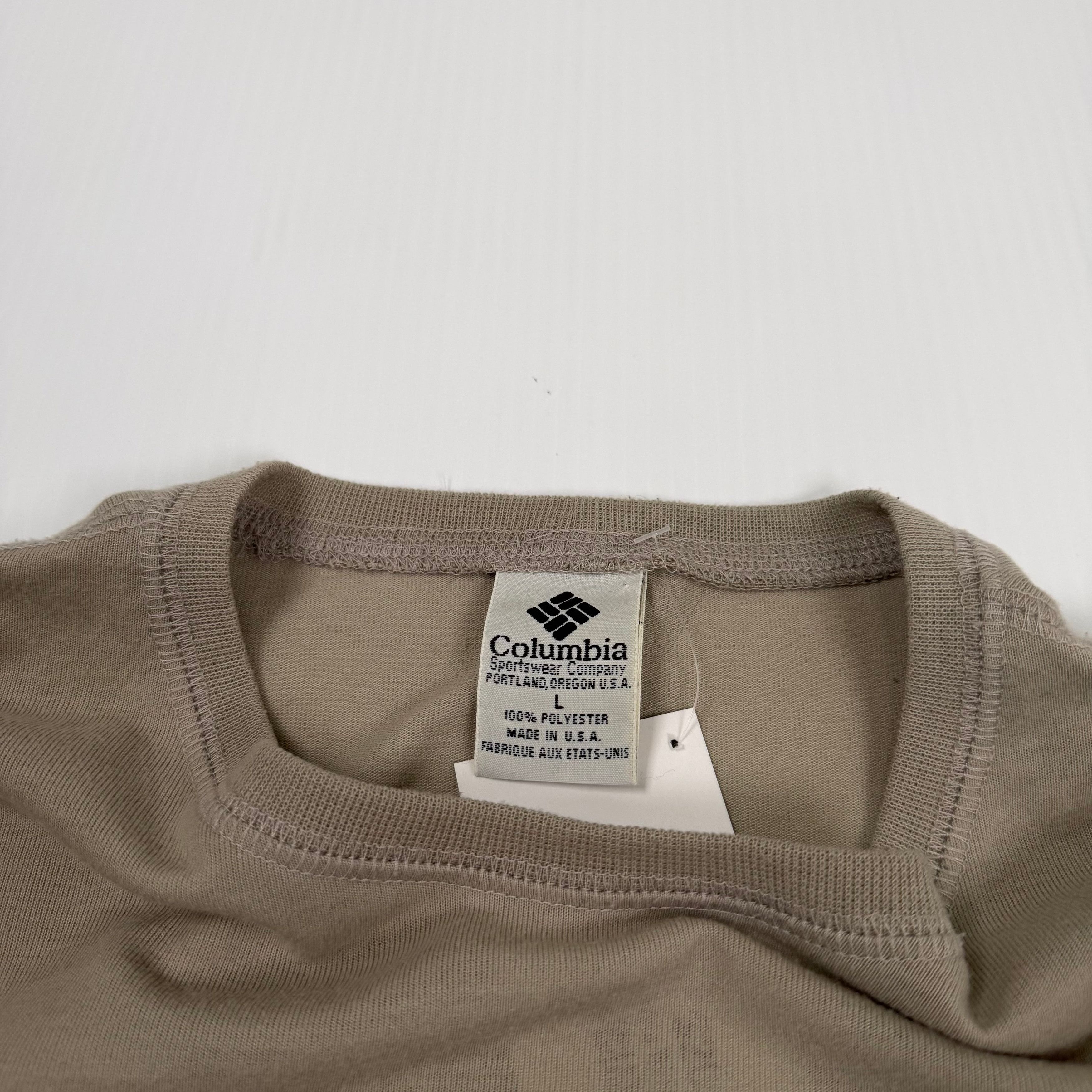 Columbia Vintage Columbia Blank Tee L Size US L / EU 52-54 / 3 - 3 Thumbnail