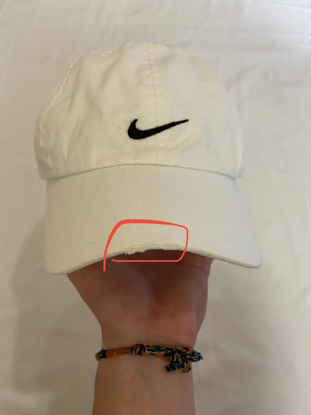 Nike VINTAGE 90’S NIKE SWOOSH HAT CAP Y2K JAPANESE SKATE DRILL Size ONE SIZE - 14 Thumbnail