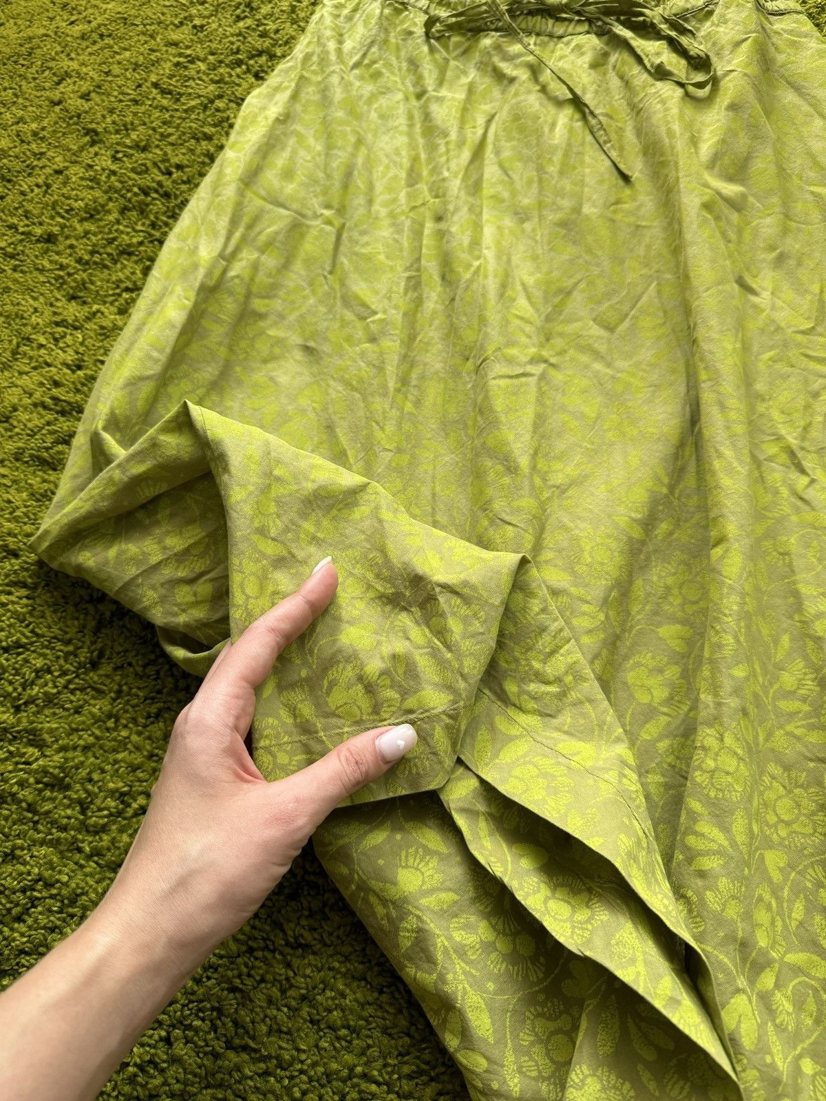 Designer Gudrun Sjoden avant garde floral pattern skirt Size 30" / US 8 / IT 44 - 4 Thumbnail