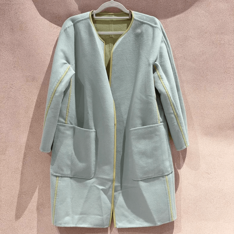 Loro Piana LORO PIANA The fruit wears a double coat in green Size S / US 4 / IT 40 - 3 Thumbnail