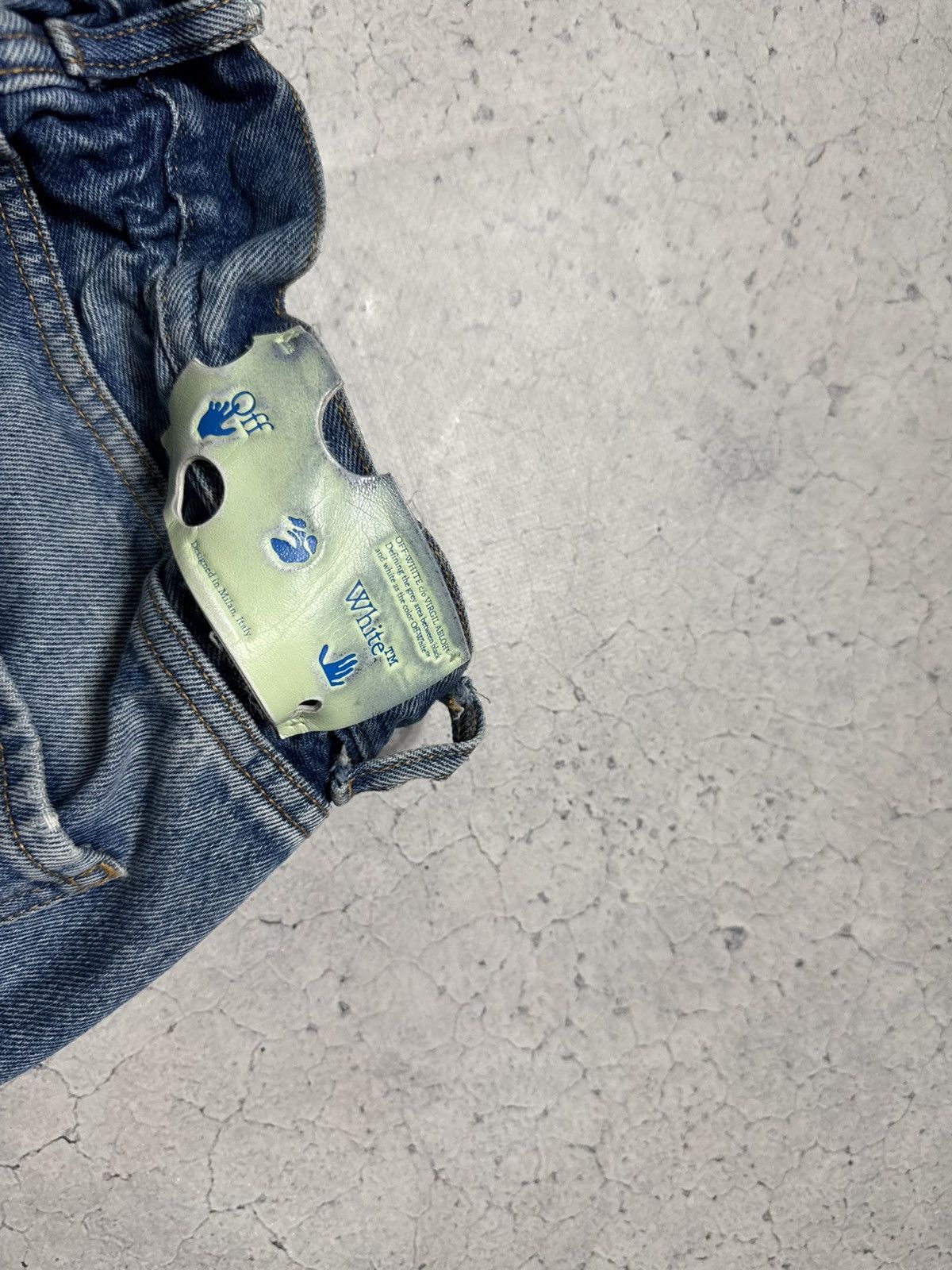 Off-White Off-White Luxury Denim Jeans Size 33 Size US 33 - 20 Thumbnail