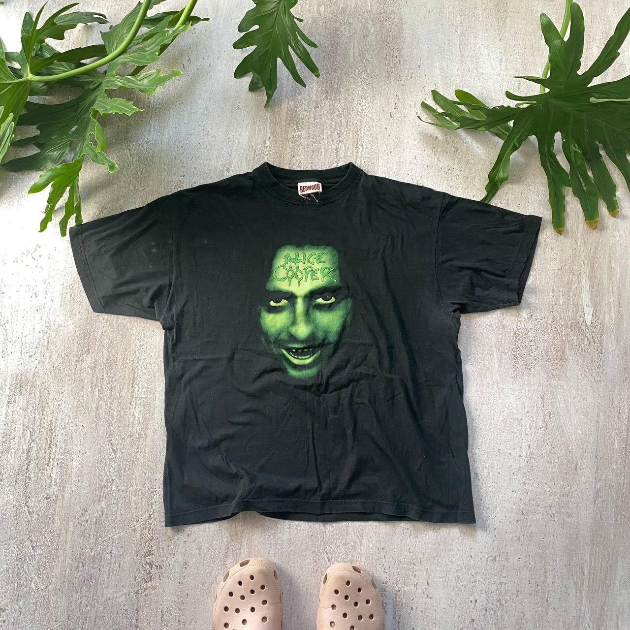 Band Tees VINTAGE 1999 ALICE COOPER GLOW IN DARK TOUR2000 T SHIRT 247 Size US L / EU 52-54 / 3 - 1 Thumbnail