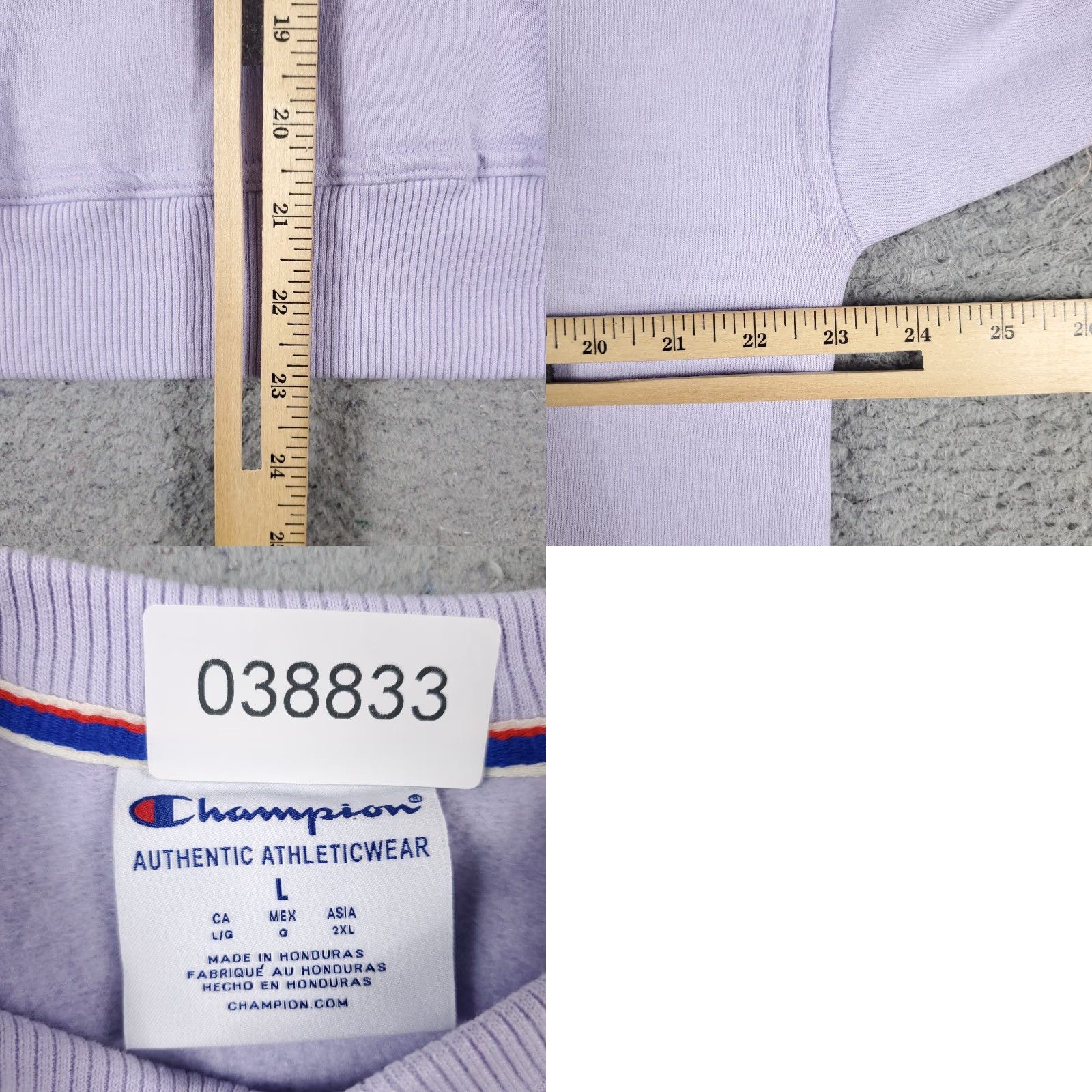 Champion Champion Sweater Womens Large Purple Reverse Weave Pullover Sweatshirt Ladies * Size L / US 10 / IT 46 - 8 Thumbnail