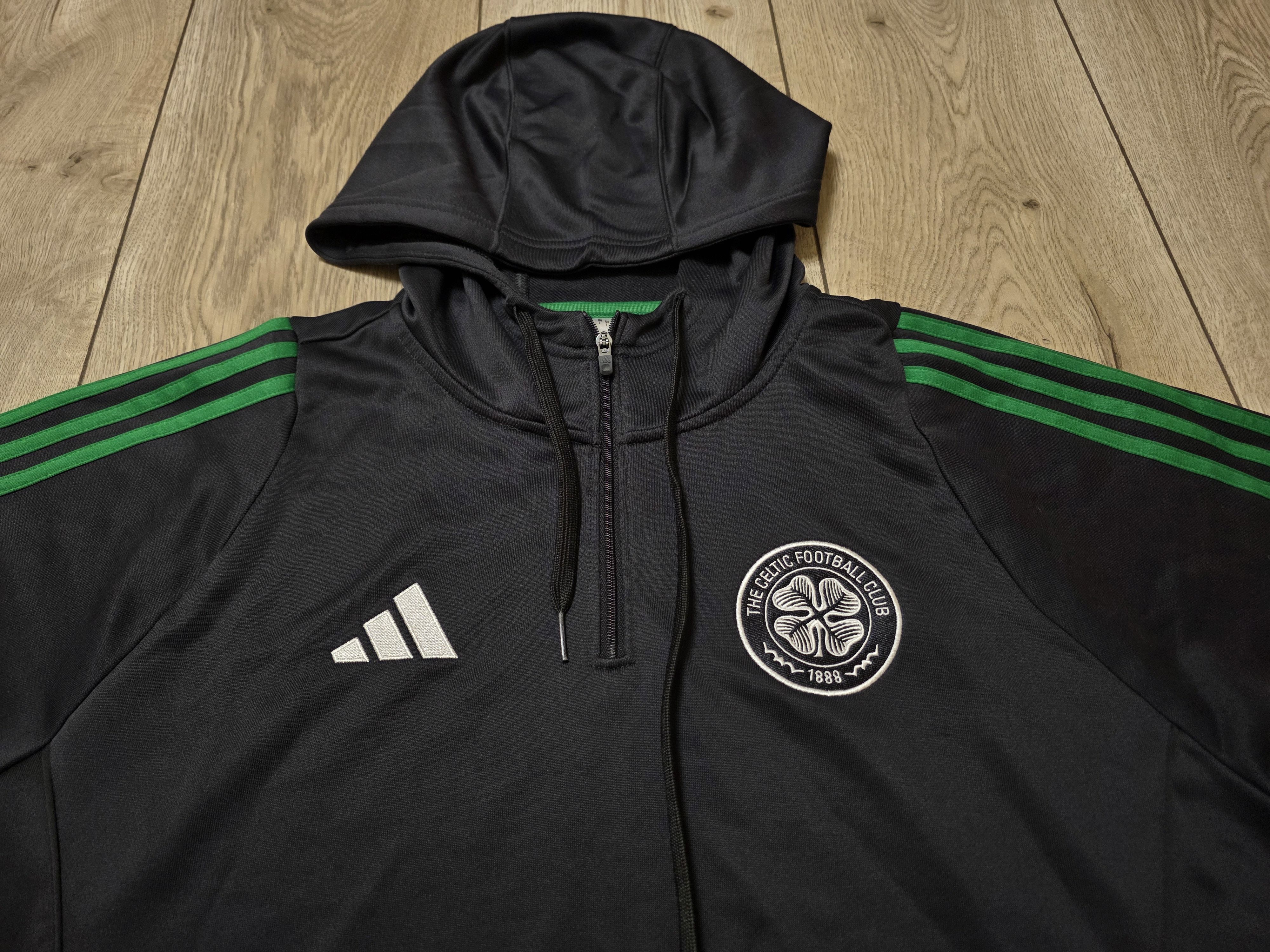 Adidas CELTIC 2024 TRAINING FOOTBALL JACKET SOCCER JACKET 1/3 ZIP Size US L / EU 52-54 / 3 - 3 Thumbnail