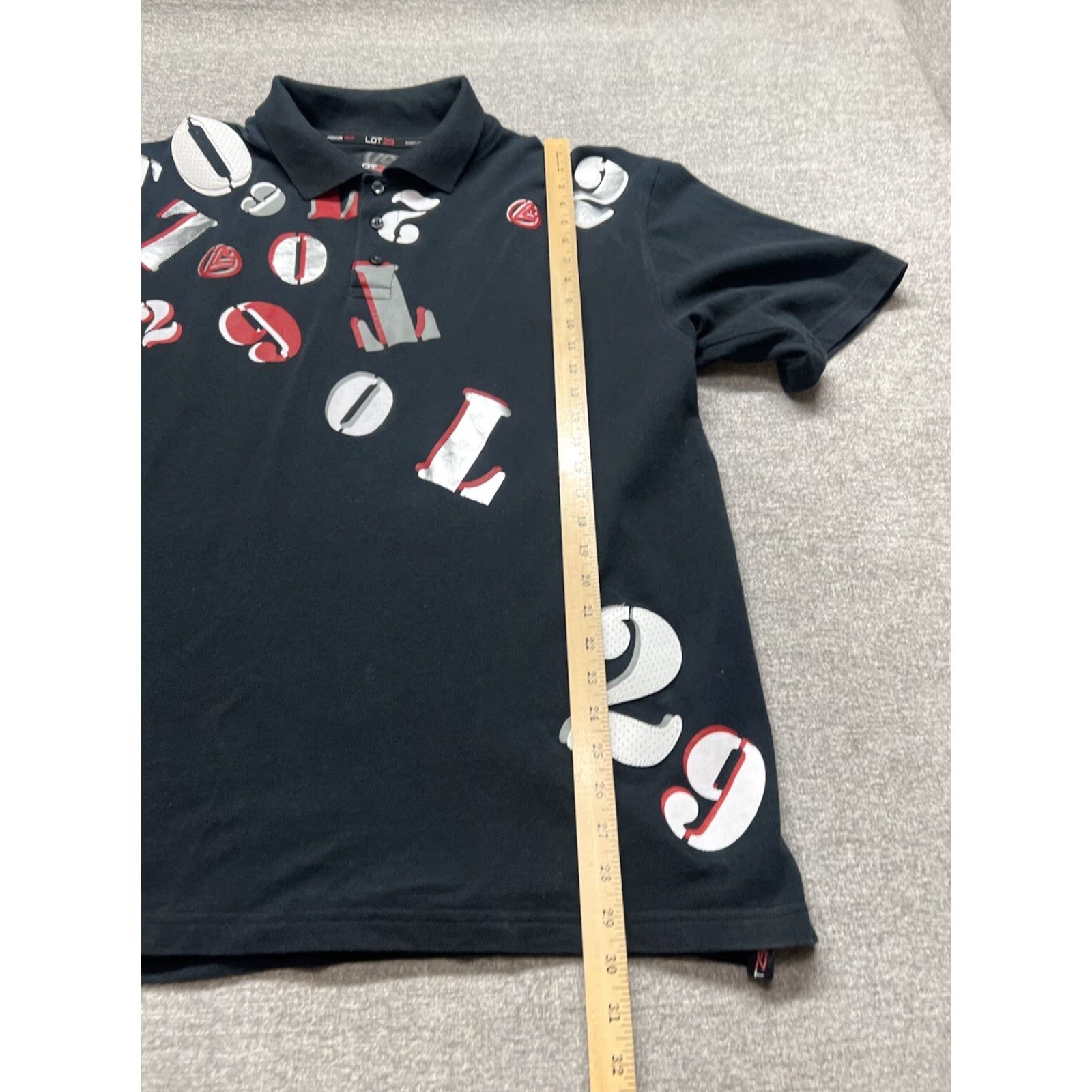 Vintage VINTAGE Lot 29 Men’s XL Polo Shirt Black Short Sleeve, Lot 29, Polo, Men, Black, Vintage, Looney Tunes, Sam, 100% Cotton Size US XL / EU 56 / 4 - 6 Thumbnail