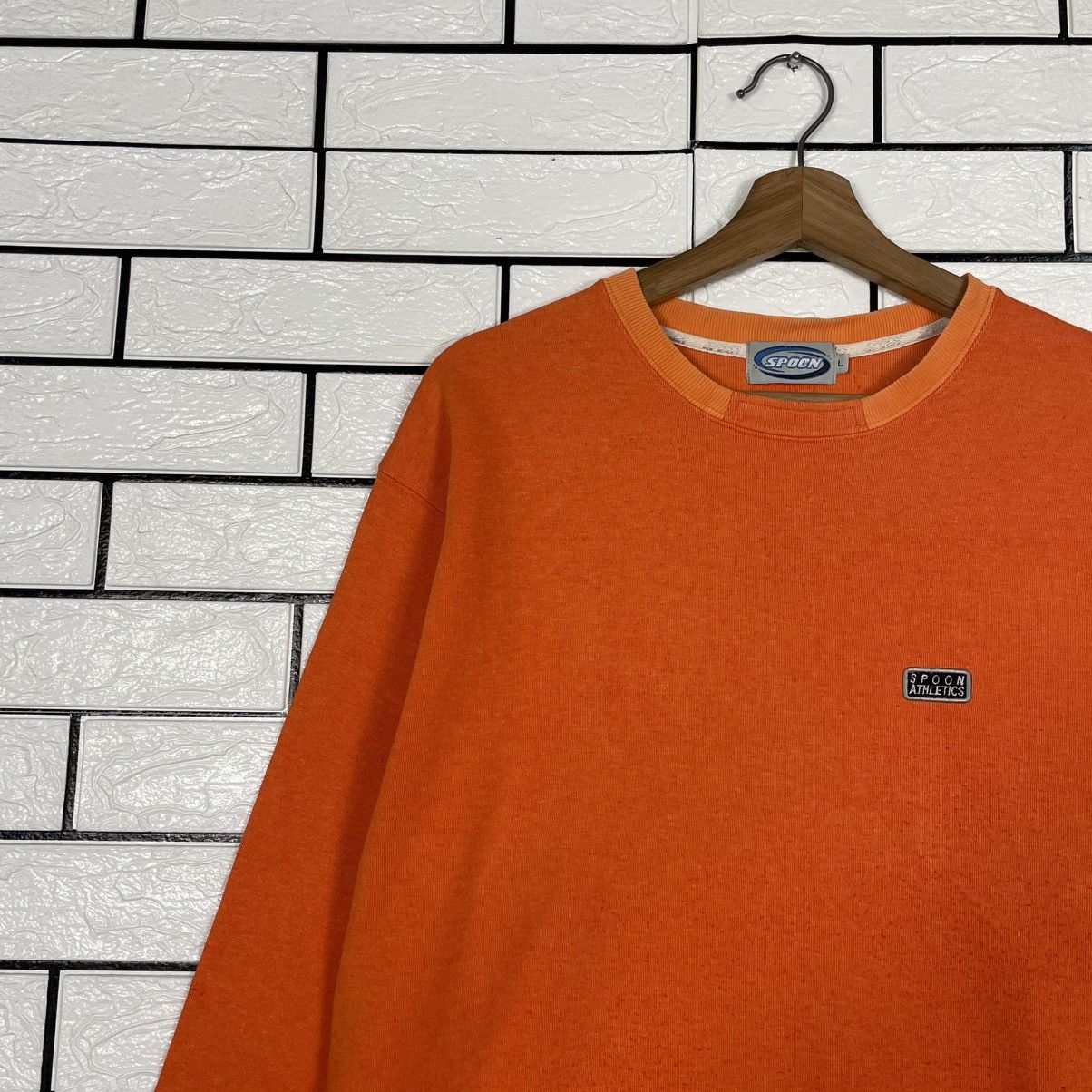 Spoon Spoon Athletic Crewneck Orange Sweatshirt Size US M / EU 48-50 / 2 - 6 Thumbnail