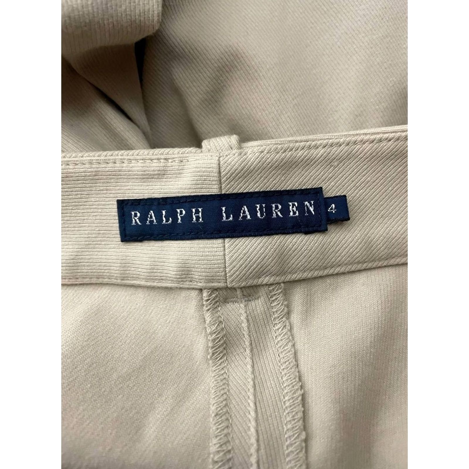 Ralph Lauren Ralph Lauren Couture Pants Size S Cream Cotton Skinny Leg Horse Riding Womens Size 28" / US 6 / IT 42 - 3 Thumbnail