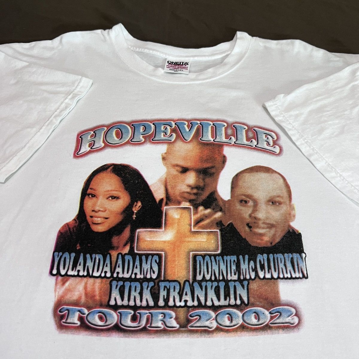 Rap Tees Vintage Y2K Hopeville Kirk Franklin God Jesus Bible Holy Tee Size US XL / EU 56 / 4 - 1 Thumbnail