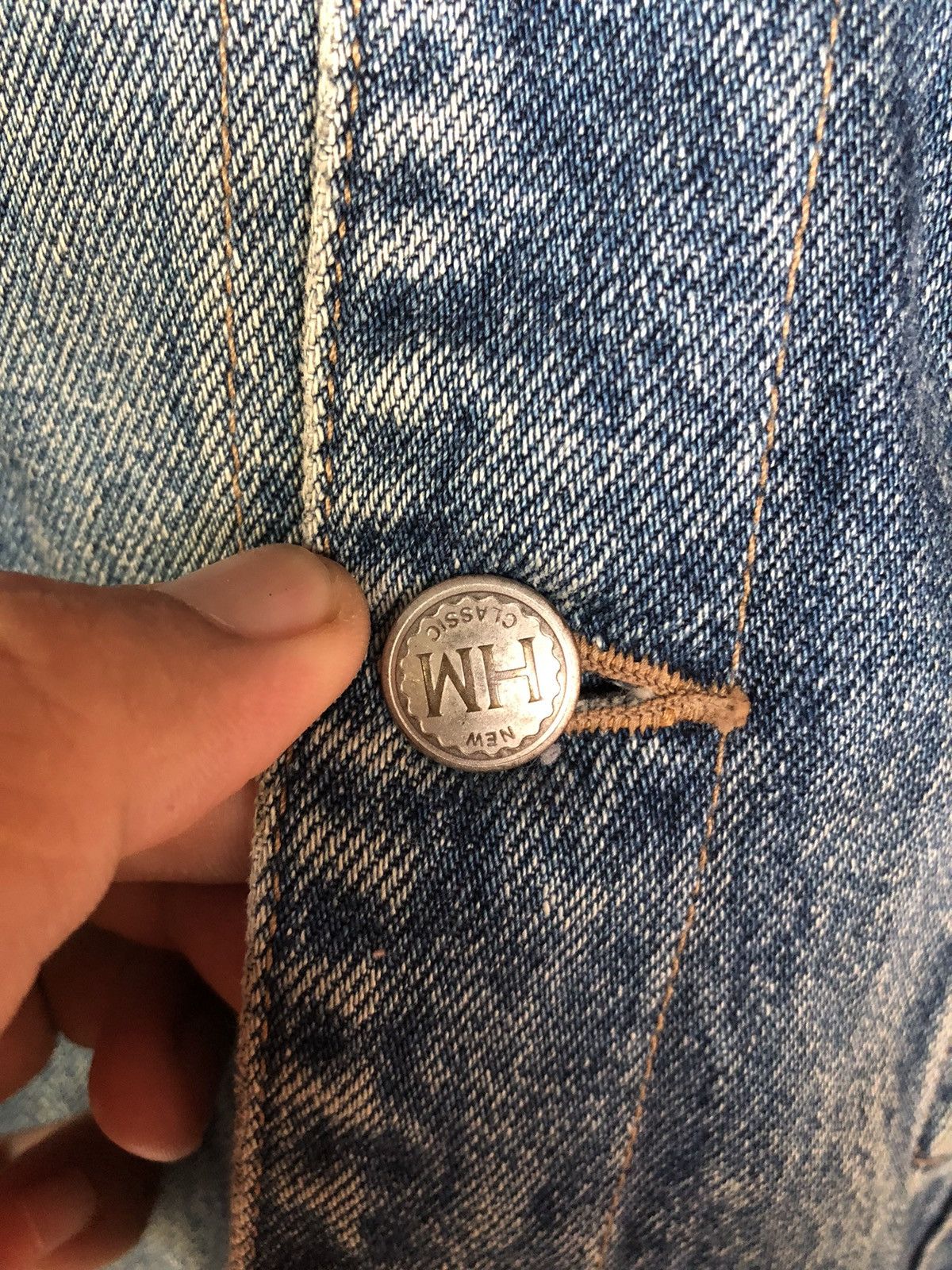 If Six Was Nine Vintage Style HR Denim Jacket Detroit Jacket Rare Size US M / EU 48-50 / 2 - 5 Thumbnail