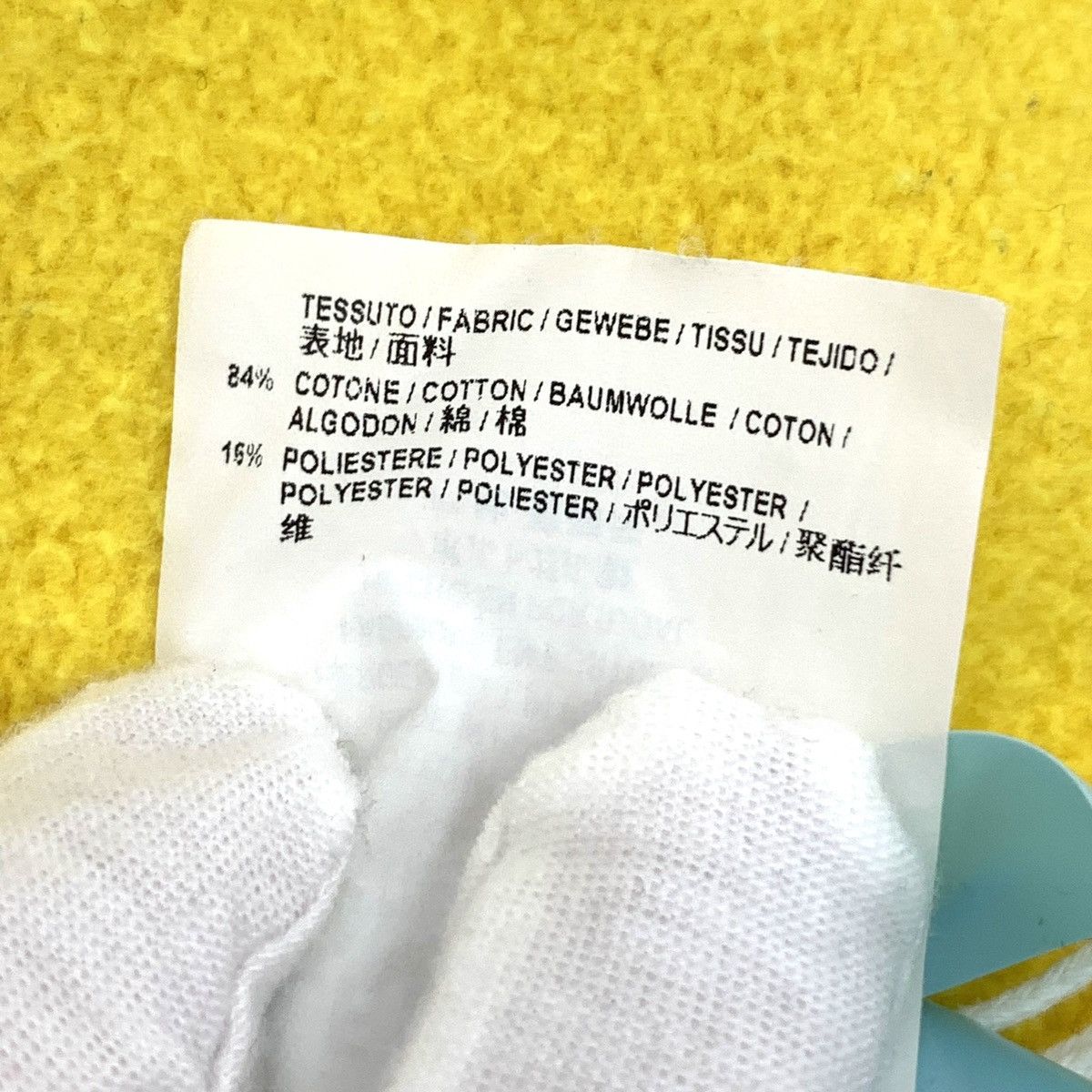 Balenciaga Balenciaga Yellow Logo Letter Hoodie K26WX Size US XS / EU 42 / 0 - 8 Thumbnail