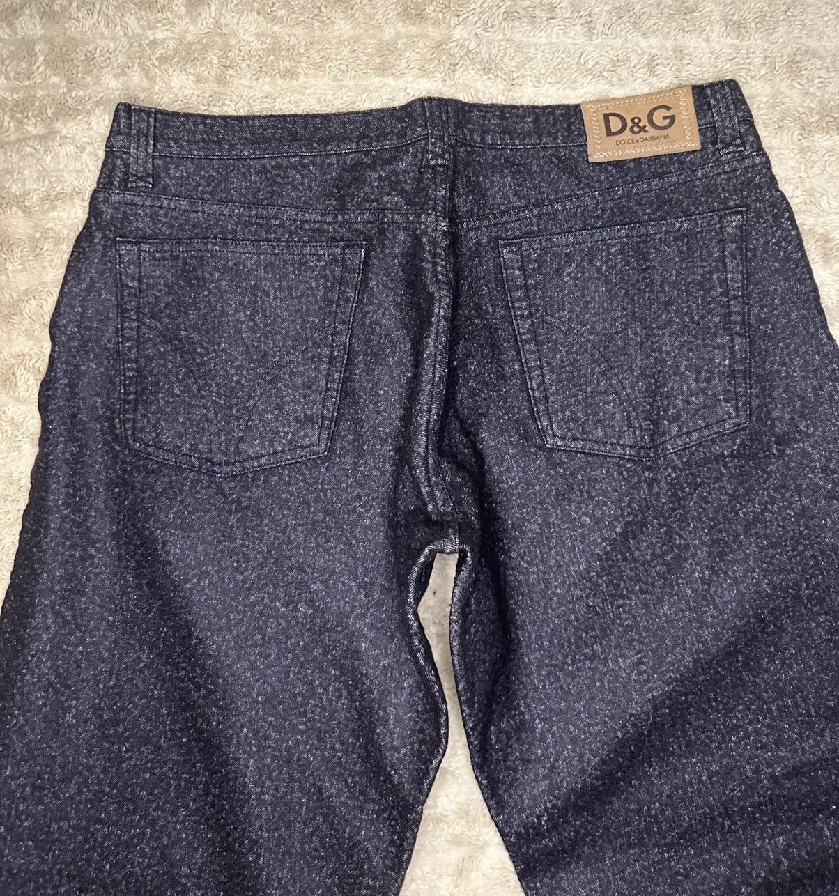 Dolce & Gabbana D&G gray cotton/wool mid-rise straight leg jeans IT 42/US 32 Size US 32 / EU 48 - 8 Thumbnail