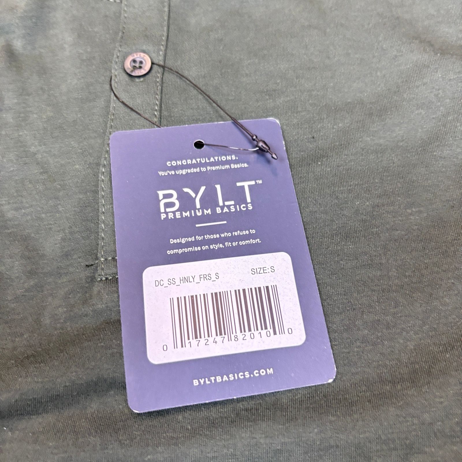 Other NWT Bylt Henley Drop Cut Short Sleeve Shirt Men's Small Size US S / EU 44-46 / 1 - 7 Thumbnail