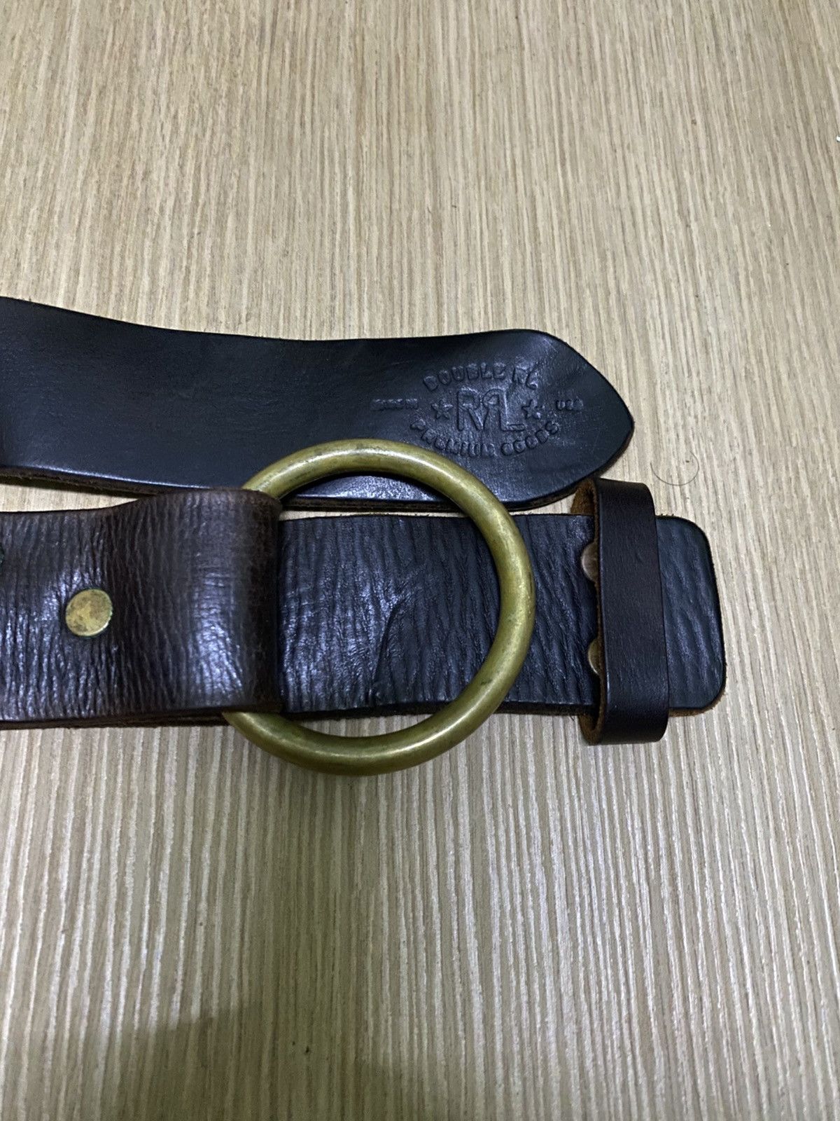 RRL Ralph Lauren RRL Double RL Ralph Lauren Leather Belt Size ONE SIZE - 10 Thumbnail