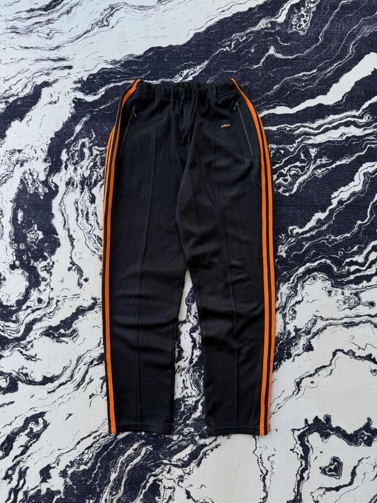 Adidas × Japanese Brand × Vintage Vintage adidas descente trackpants black orange Size US 30 / EU 46 - 4 Thumbnail