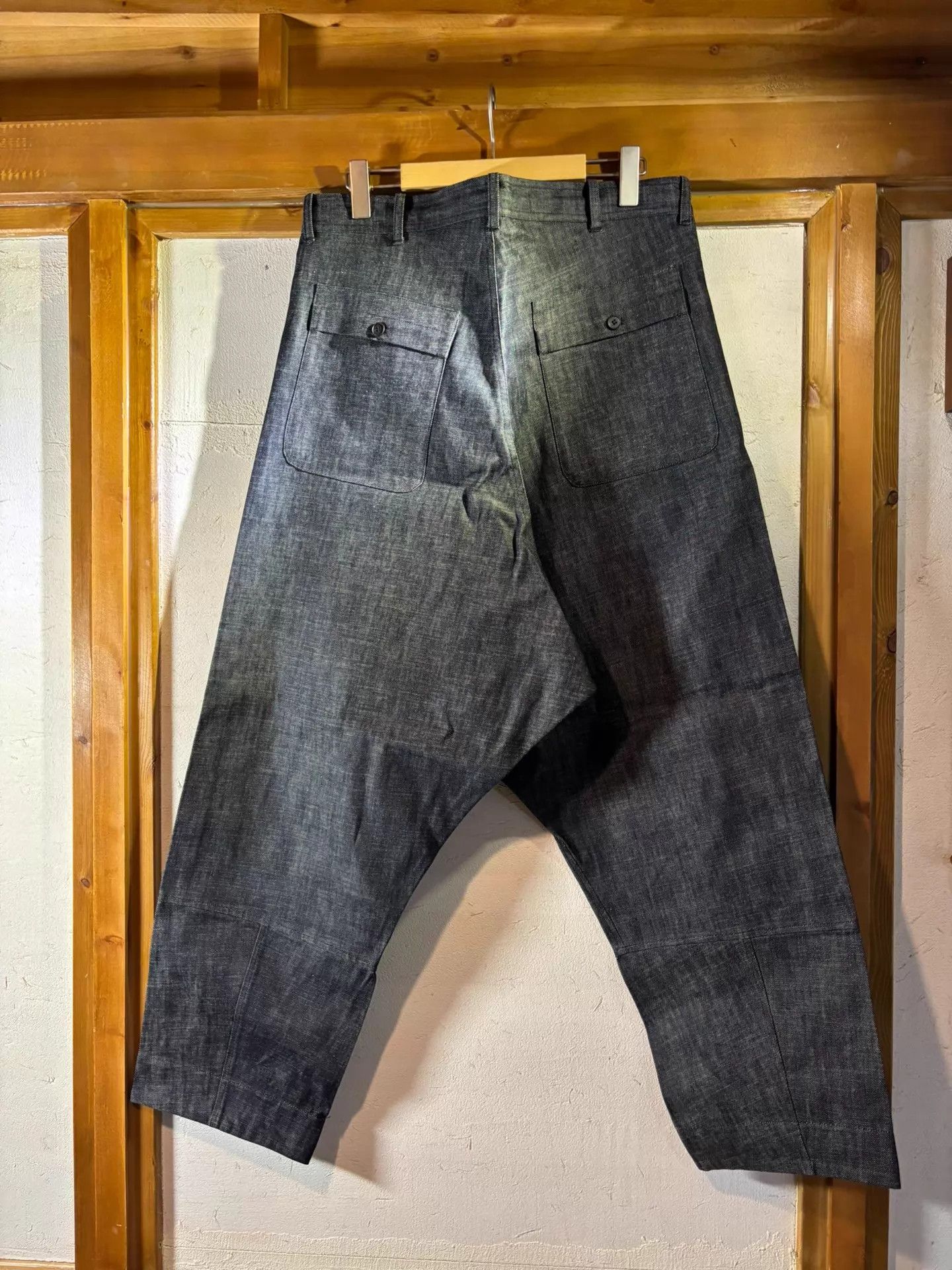 Other O-project Wide-Leg Denim Jeans Deep Blue Size M Size US 32 / EU 48 - 6 Thumbnail