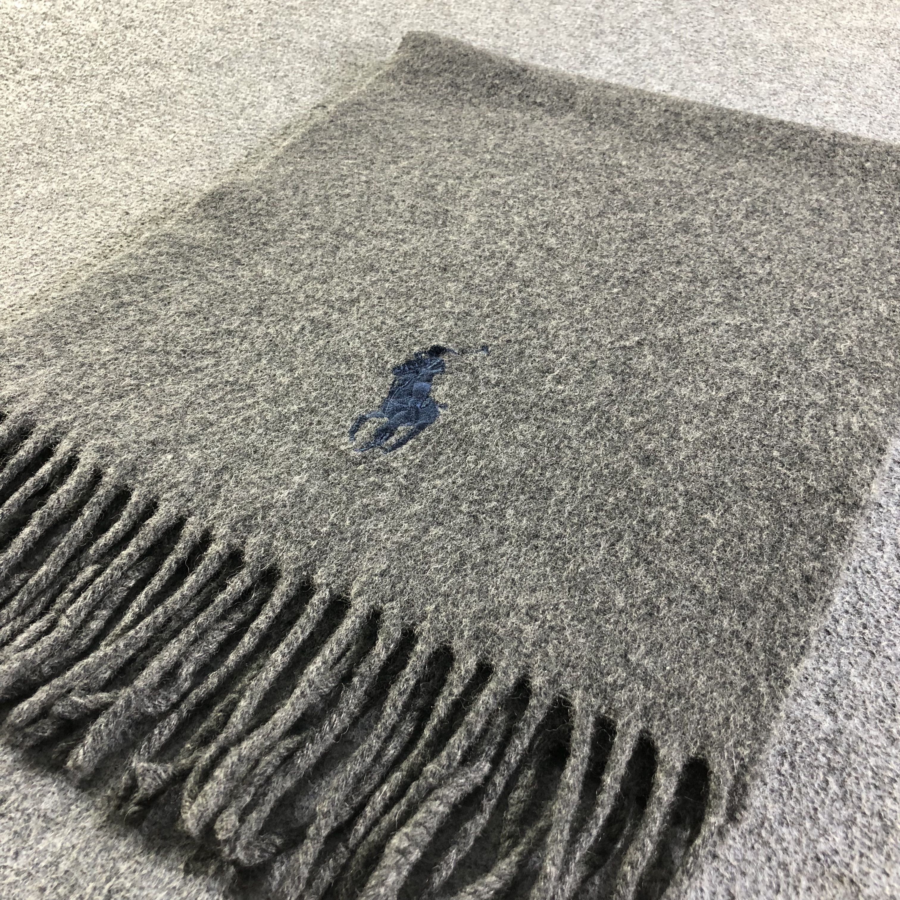 Polo Ralph Lauren Polo Ralph Lauren Wool Scarf Muffler Neckwear V2094 Size ONE SIZE - 3 Thumbnail